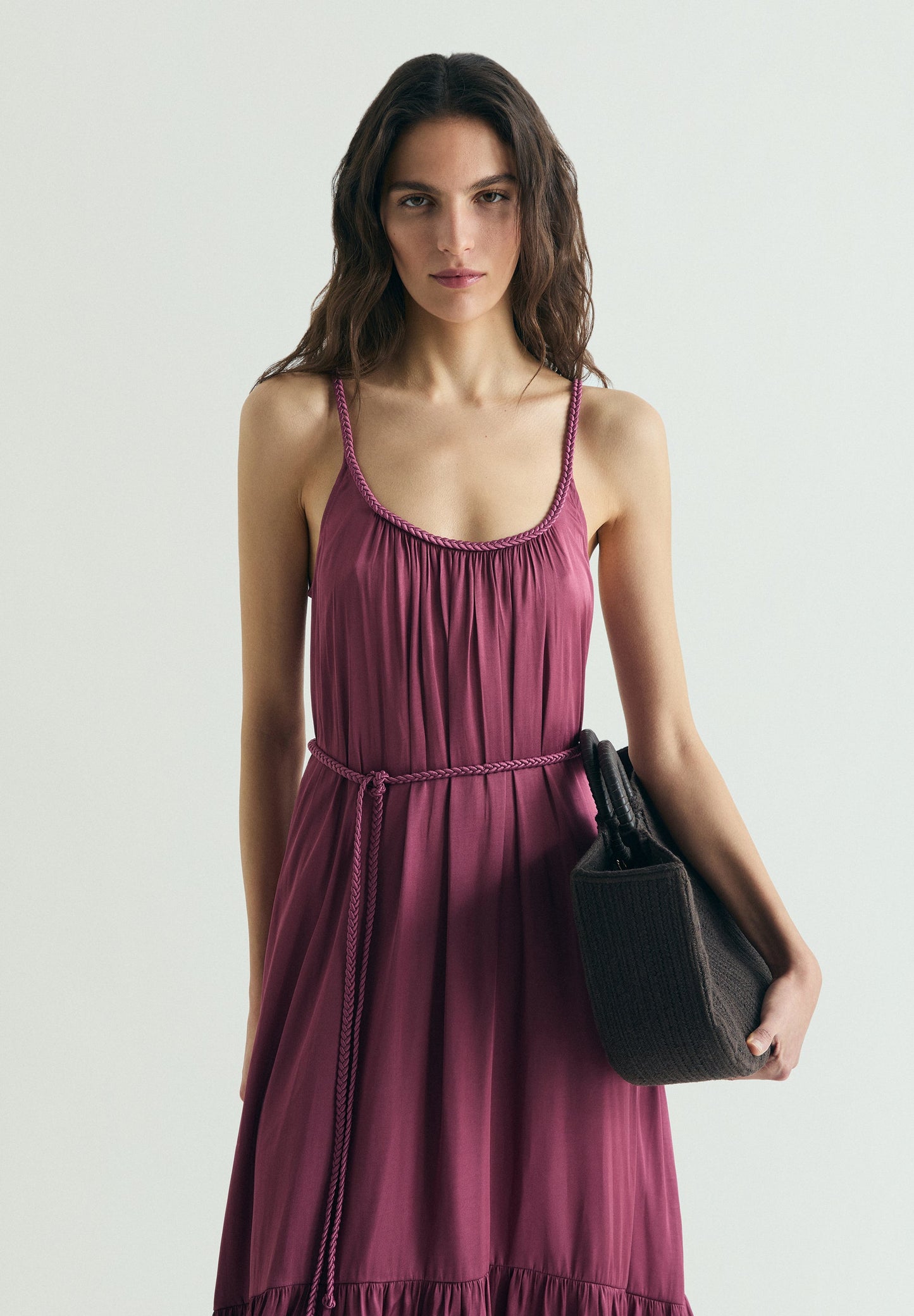 VESTIDO CINTURILLA TRENZADA