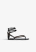 SANDALIAS PIEL CUENTAS
