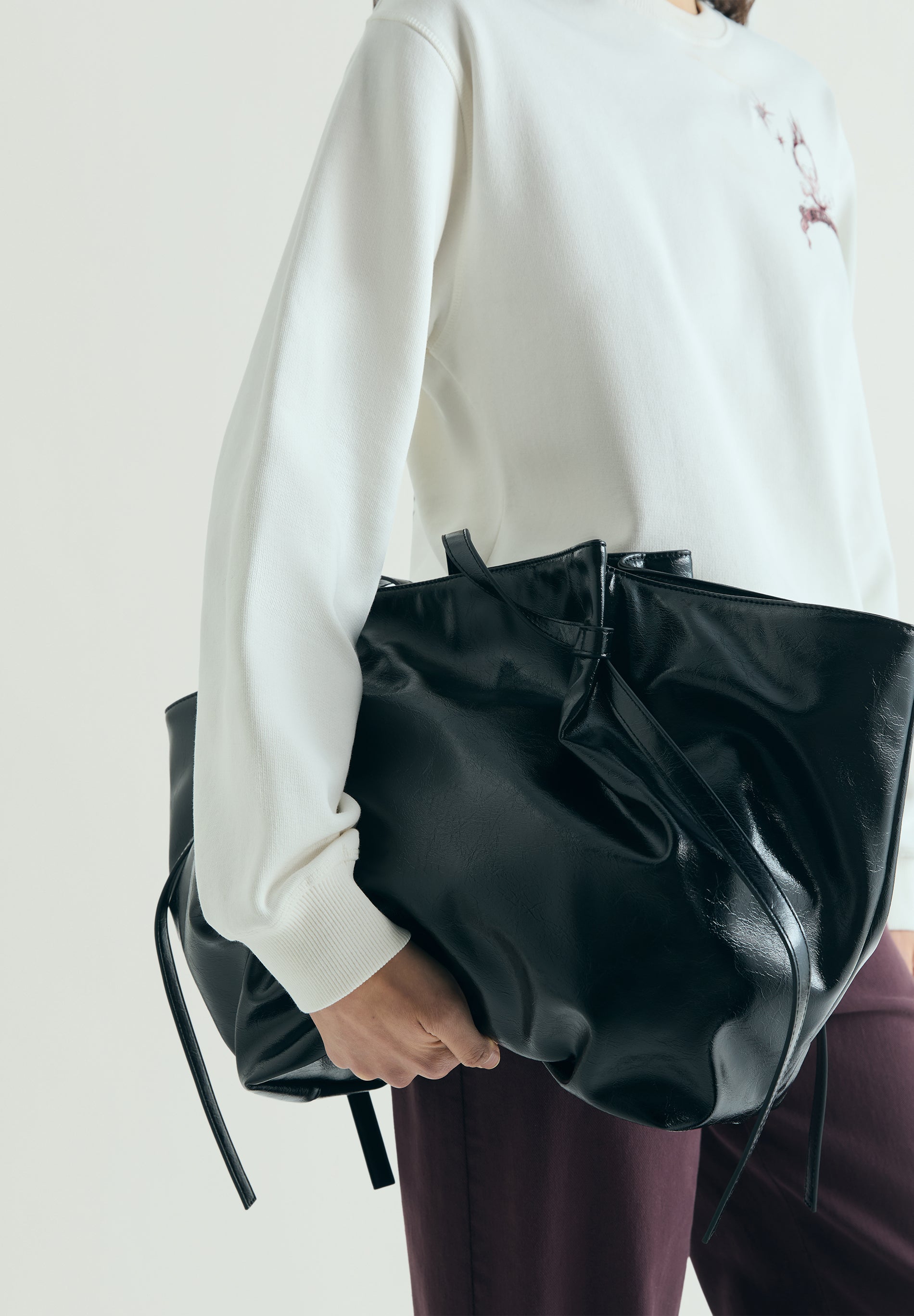 BOLSO SHOPPER TIRAS