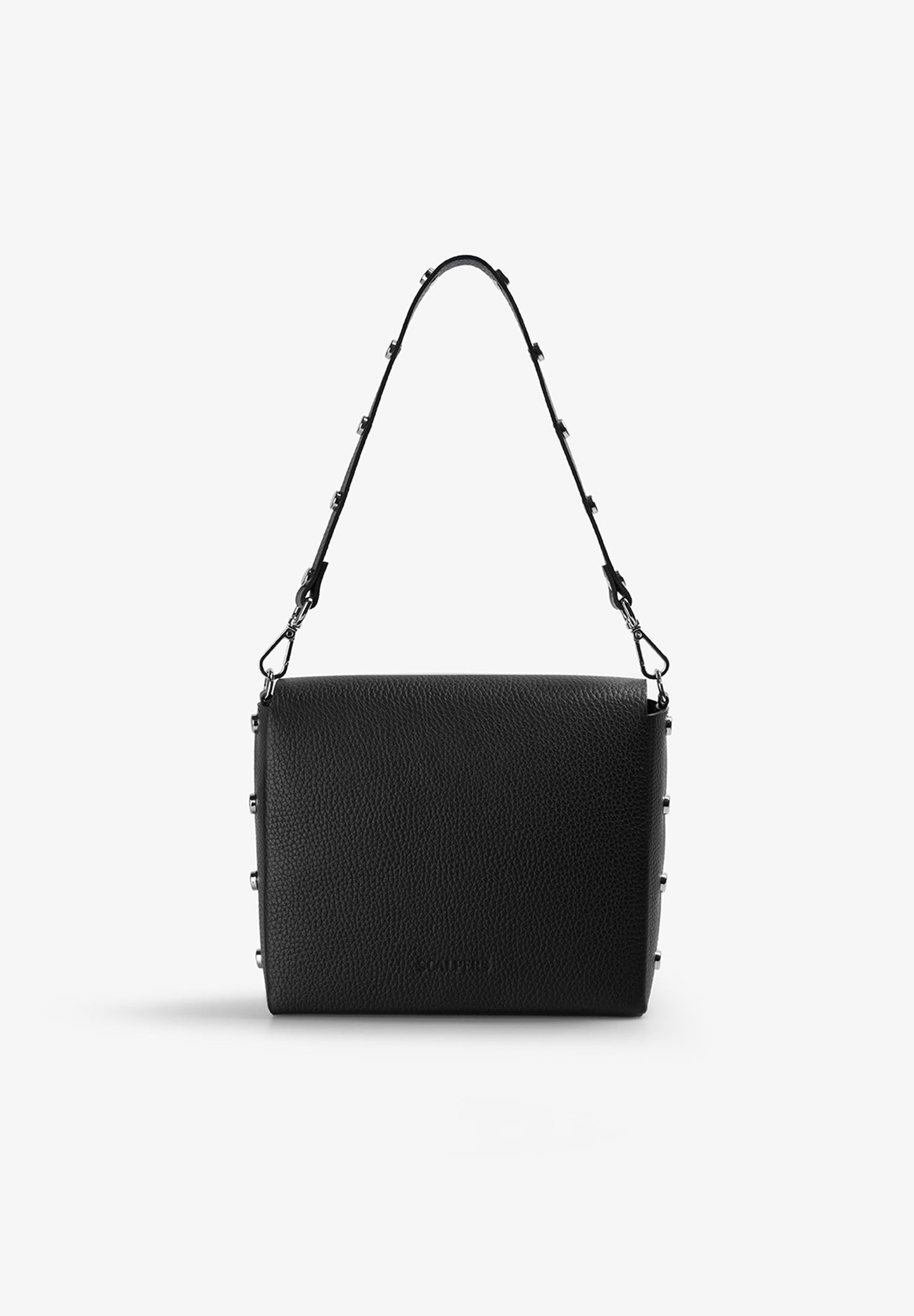 BOLSO DE PIEL CON APLIQUES