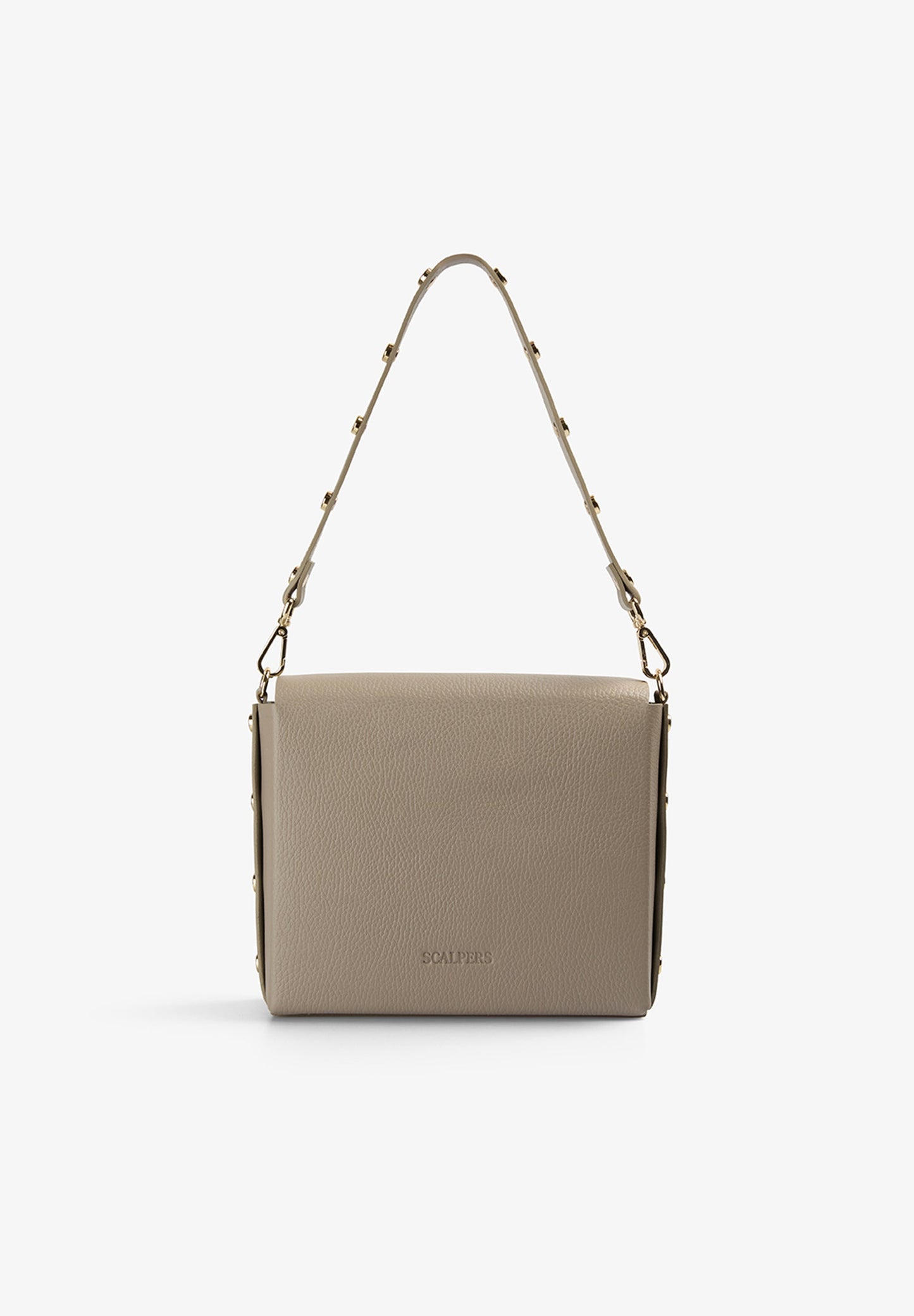 BOLSO DE PIEL CON APLIQUES