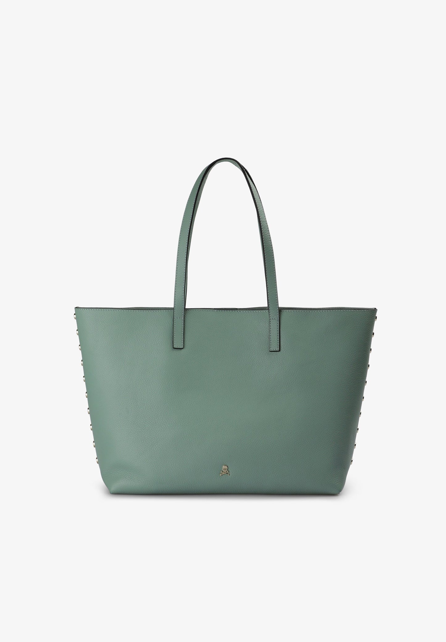 BOLSO PIEL SHOPPER APLIQUES