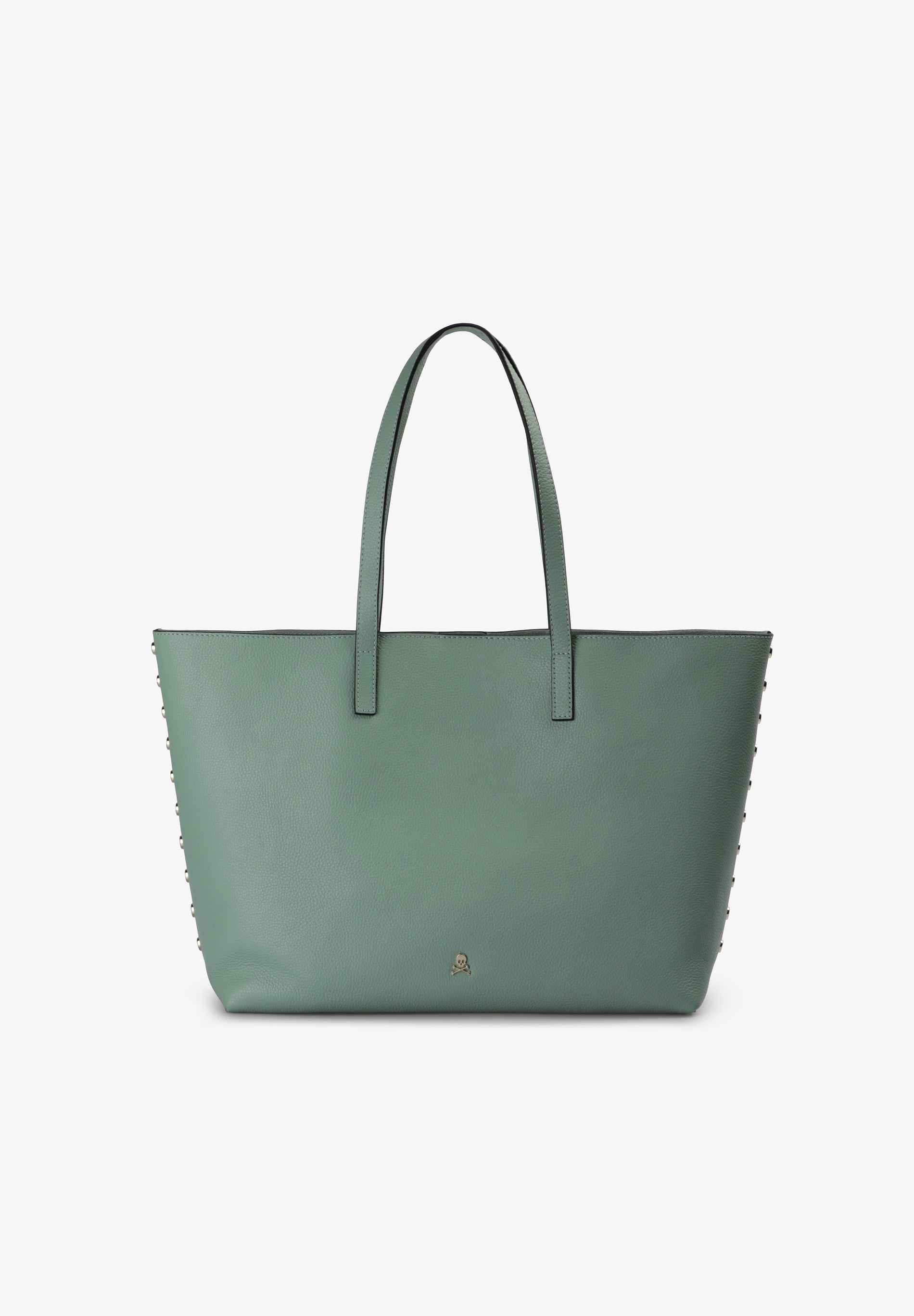 BOLSO PIEL SHOPPER APLIQUES