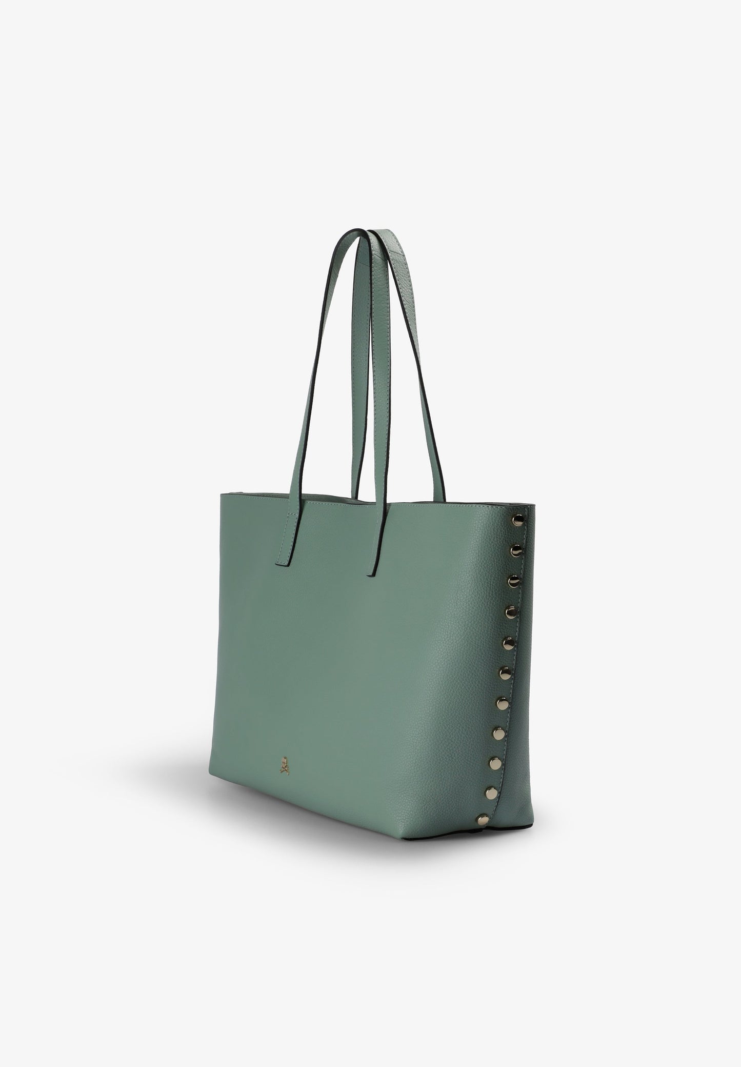 BOLSO PIEL SHOPPER APLIQUES