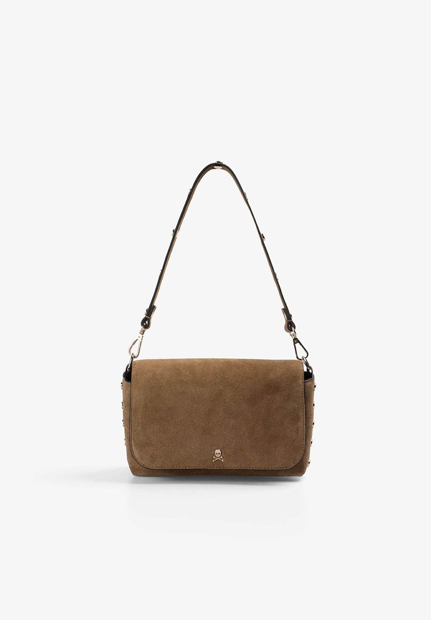 BOLSO BANDOLERA ANTE TACHUELAS