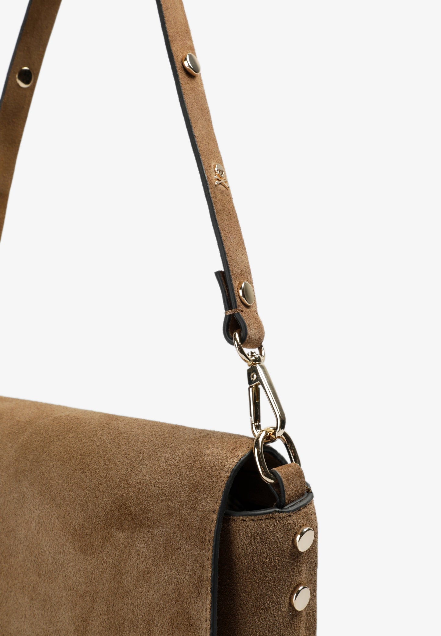 BOLSO BANDOLERA ANTE TACHUELAS