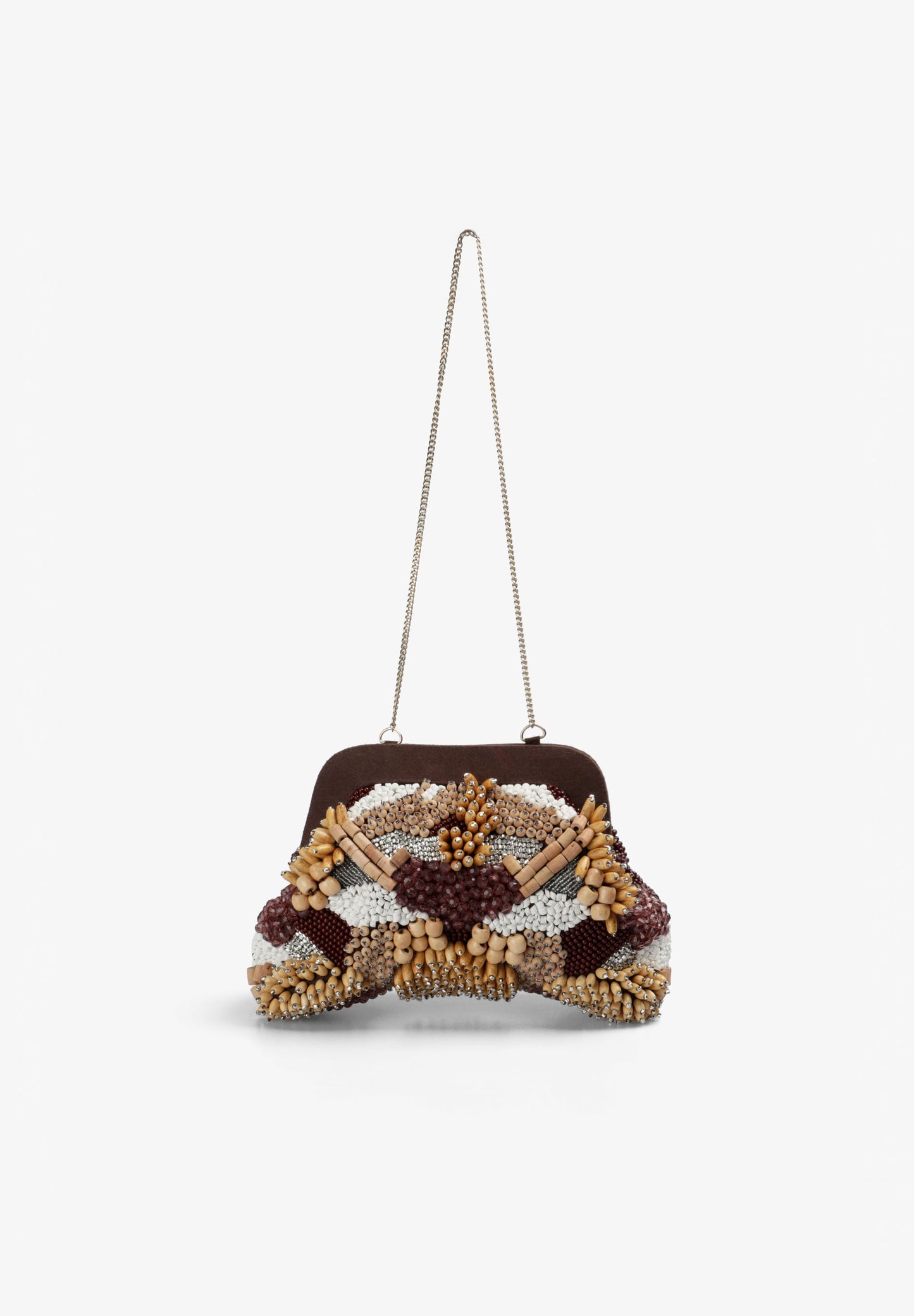 CLUTCH ABALORIOS MADERA