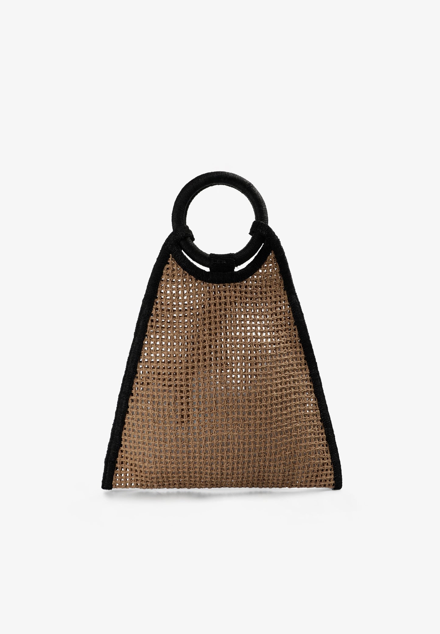 BOLSO TRENZADO TRIANGULAR