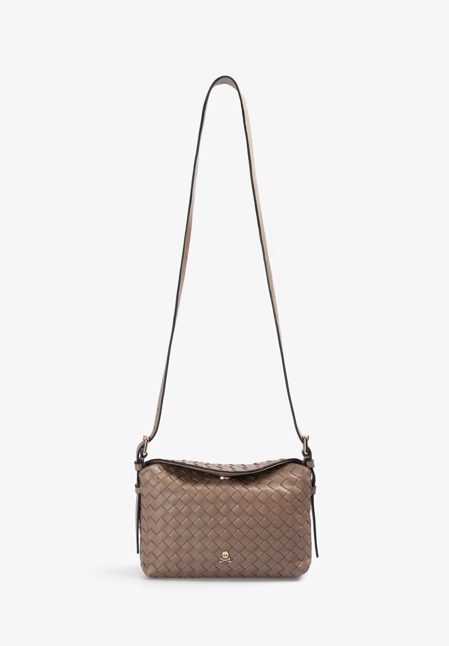 BOLSO BANDOLERA PIEL TRENZADO