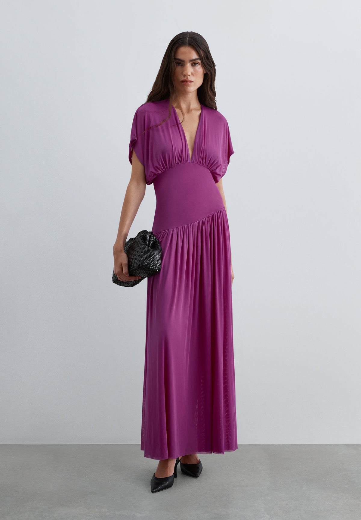 VESTIDO MAXI GASA
