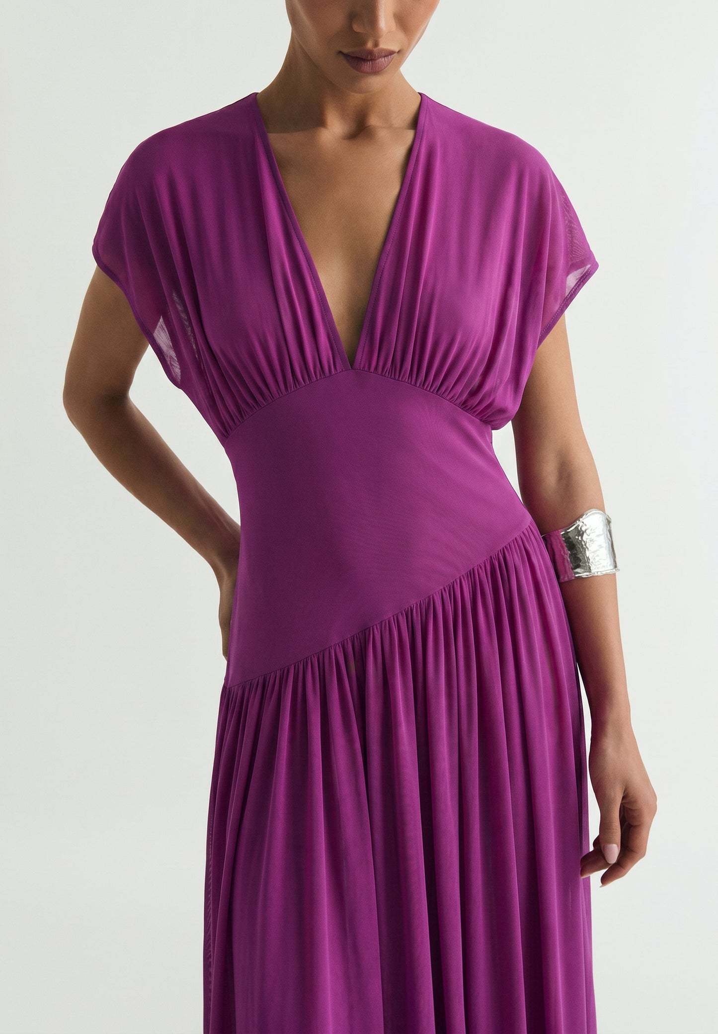 VESTIDO MAXI GASA