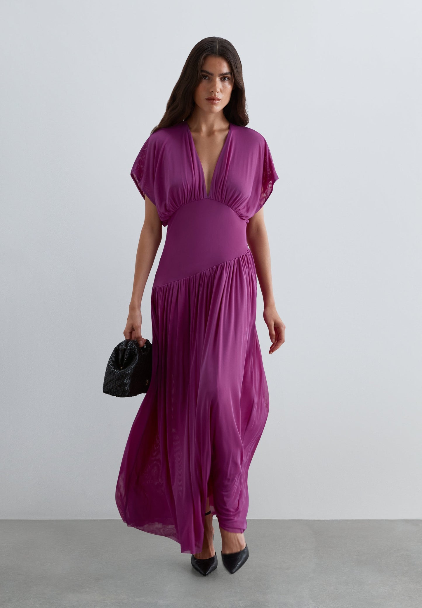 VESTIDO MAXI GASA