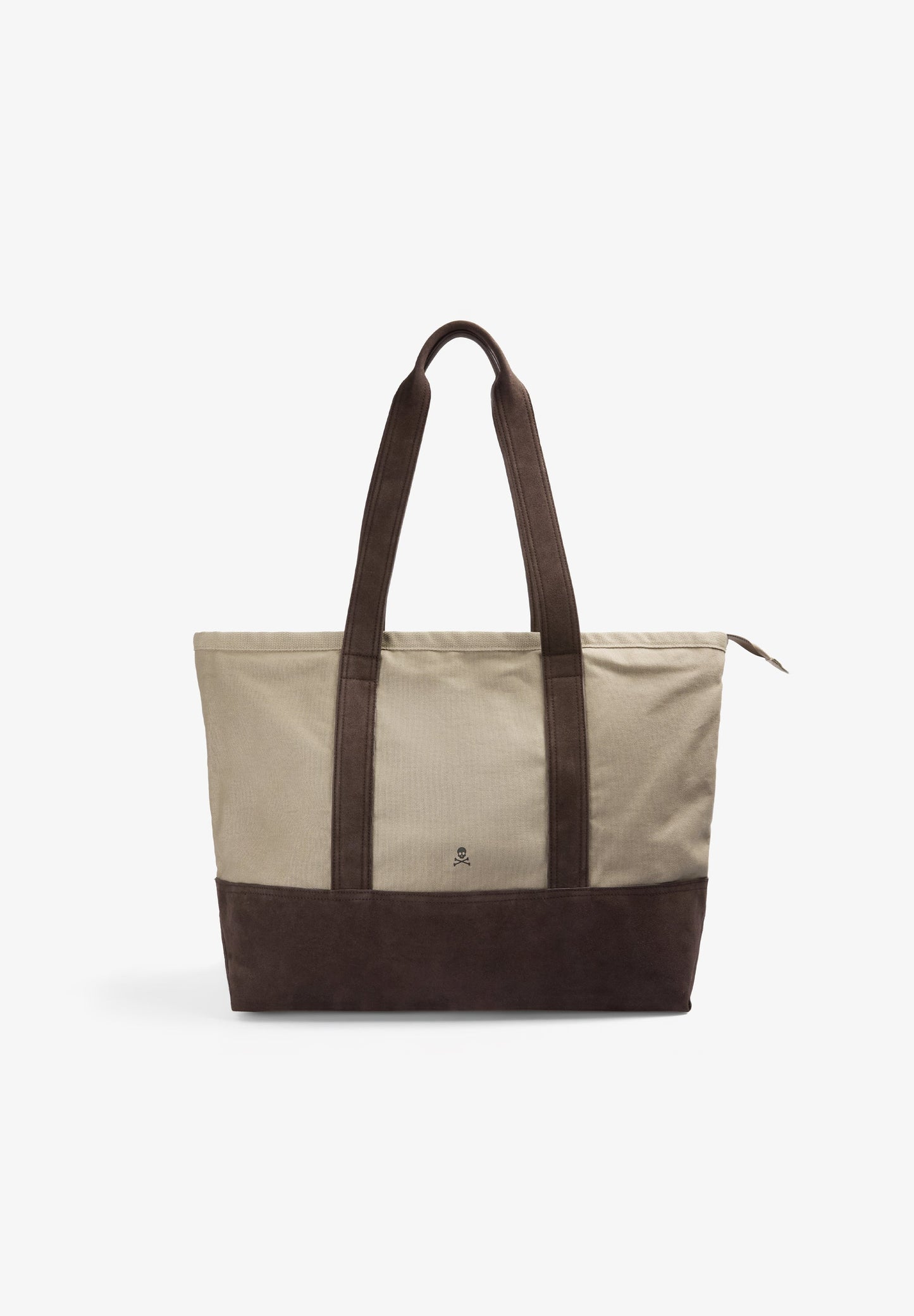 BOLSA TOTE DE ALGODÓN Y ANTE
