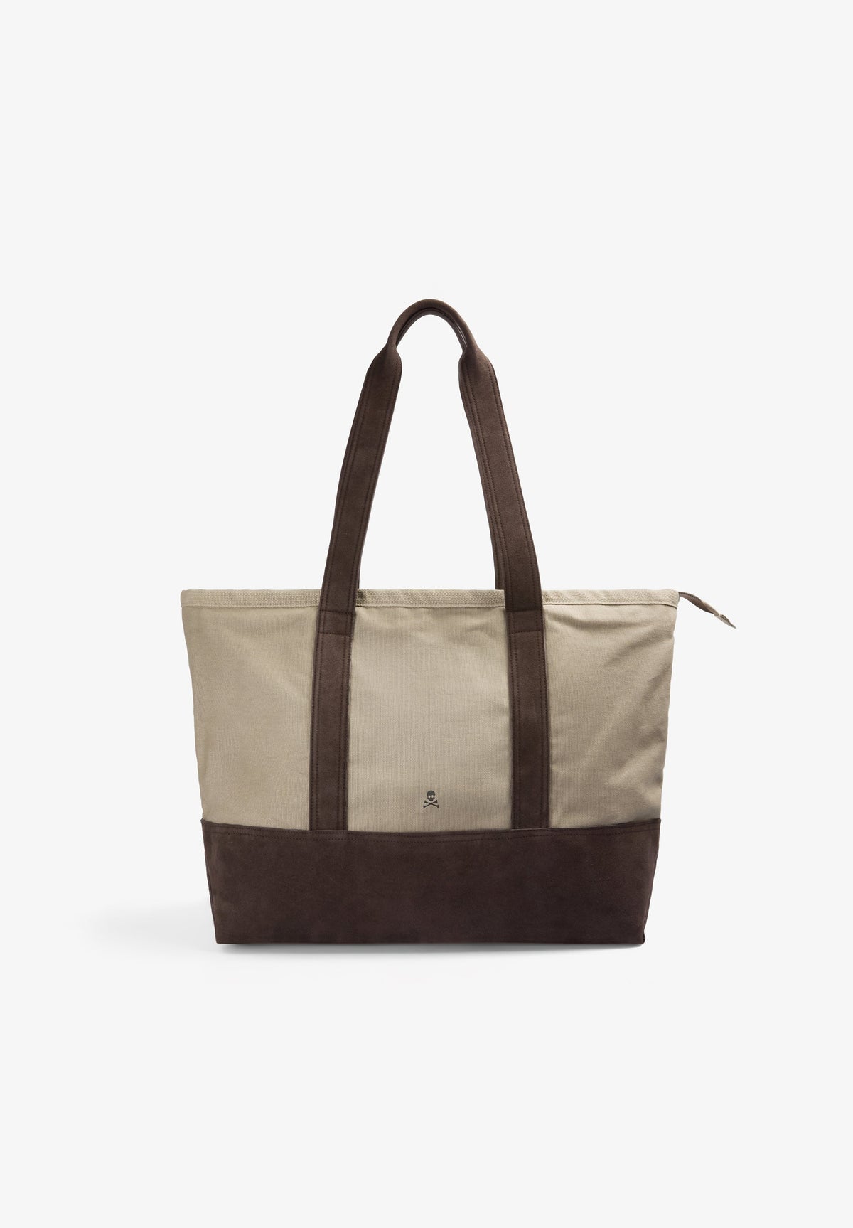 BOLSA TOTE DE ALGODÓN Y ANTE