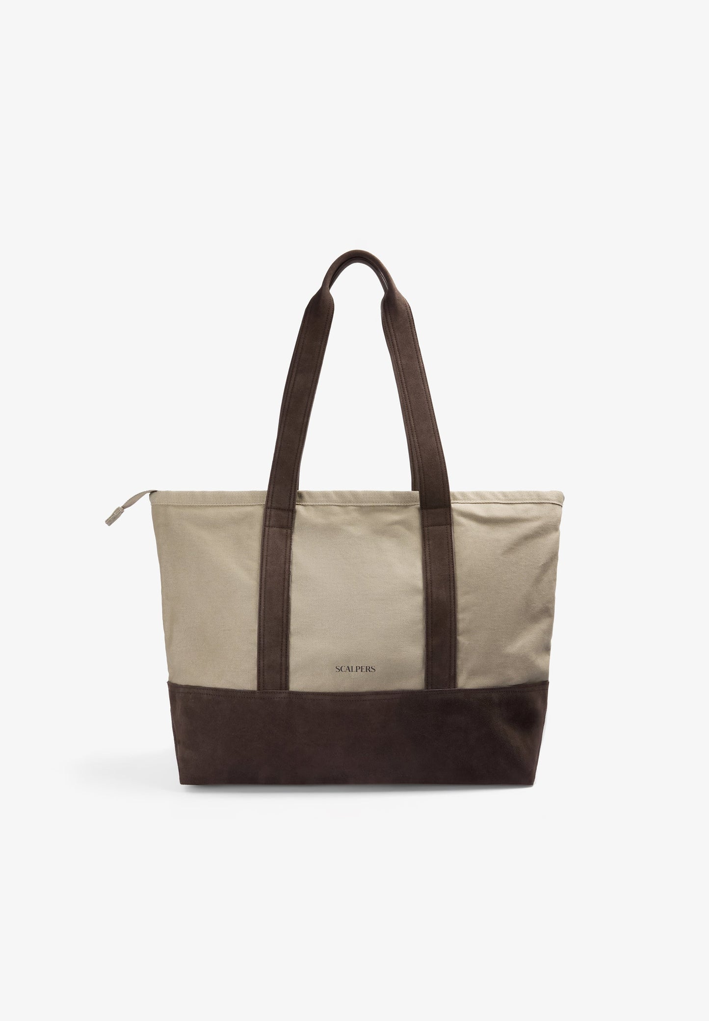 BOLSA TOTE DE ALGODÓN Y ANTE