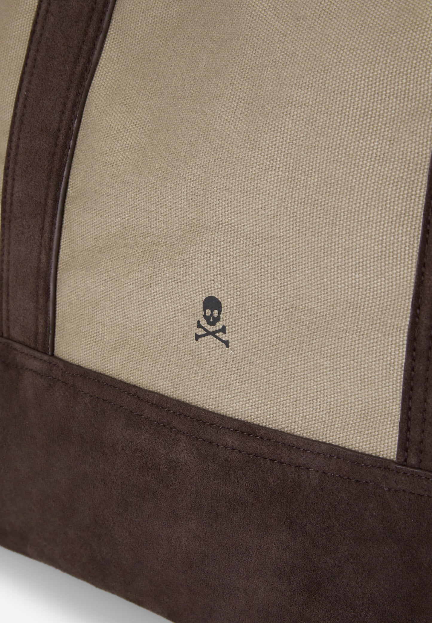 BOLSA TOTE DE ALGODÓN Y ANTE