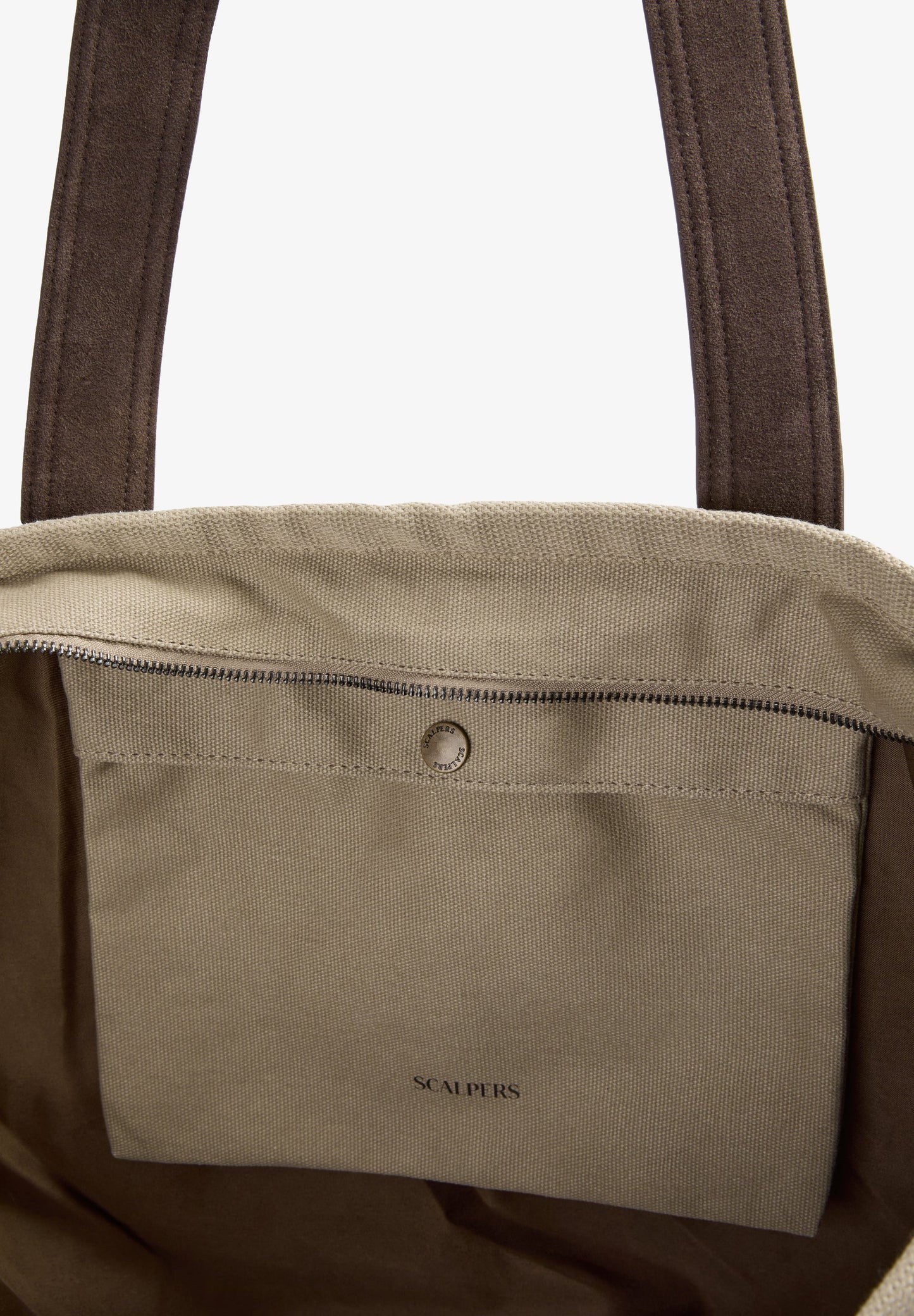 BOLSA TOTE DE ALGODÓN Y ANTE