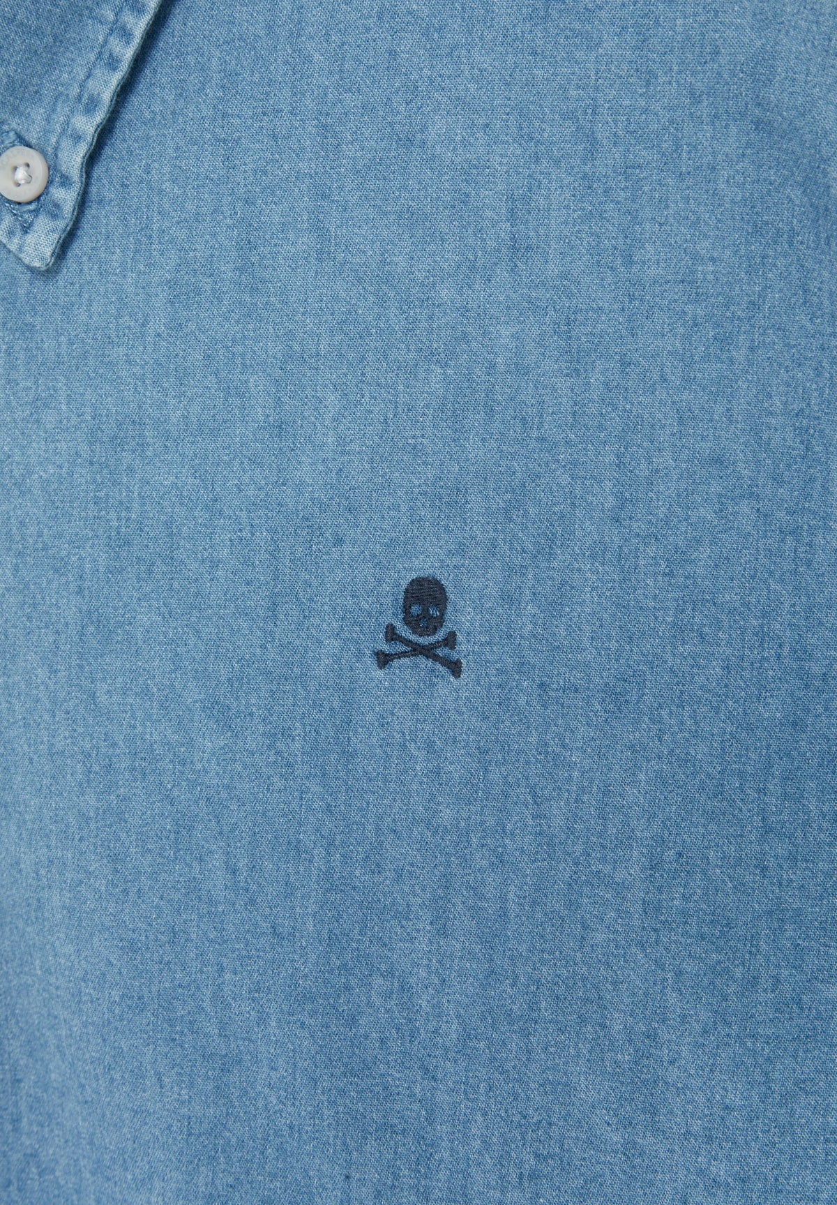 CAMISA DENIM CUELLO BOTONES