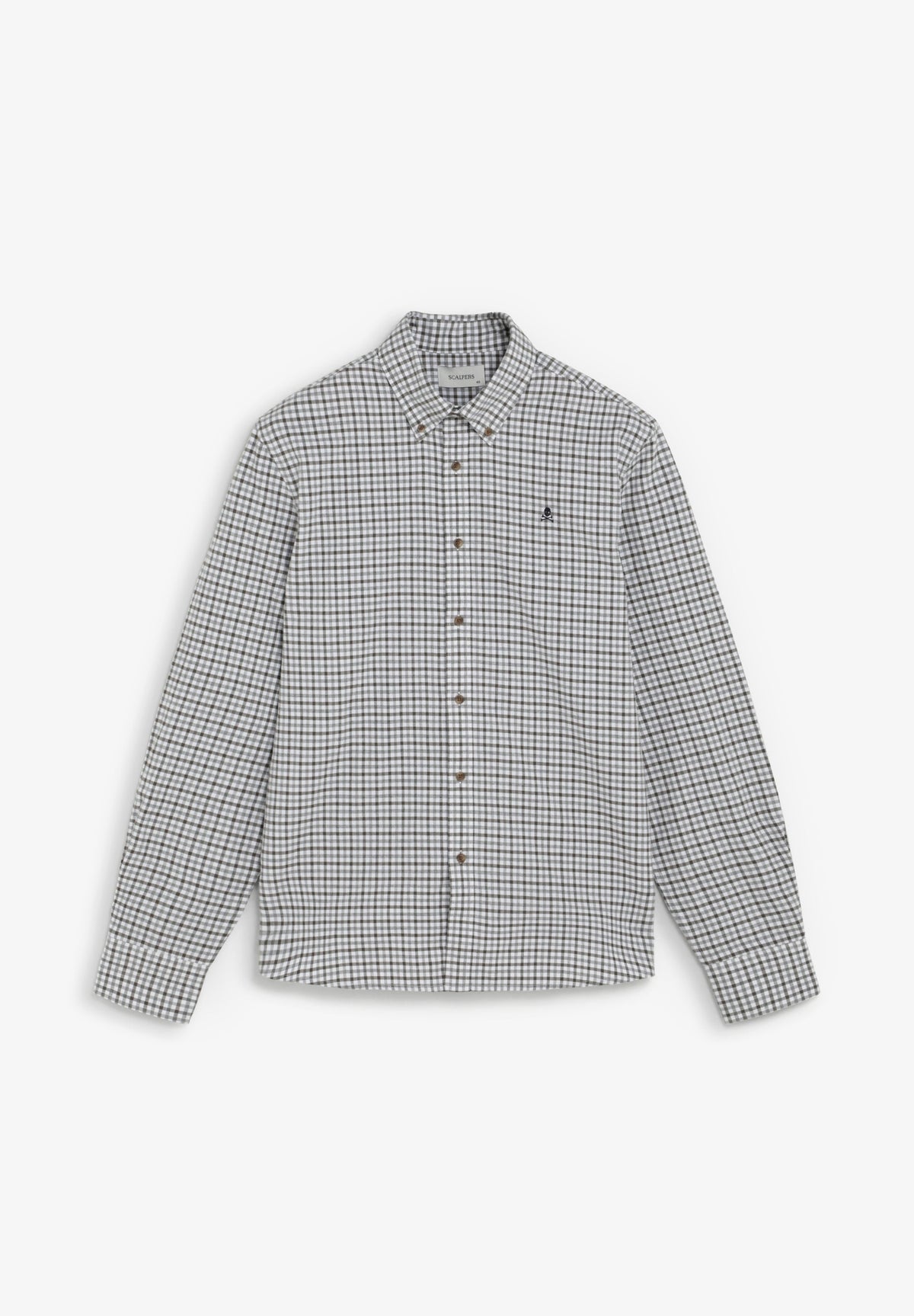 CAMISA CUADROS CUELLO BOTONES