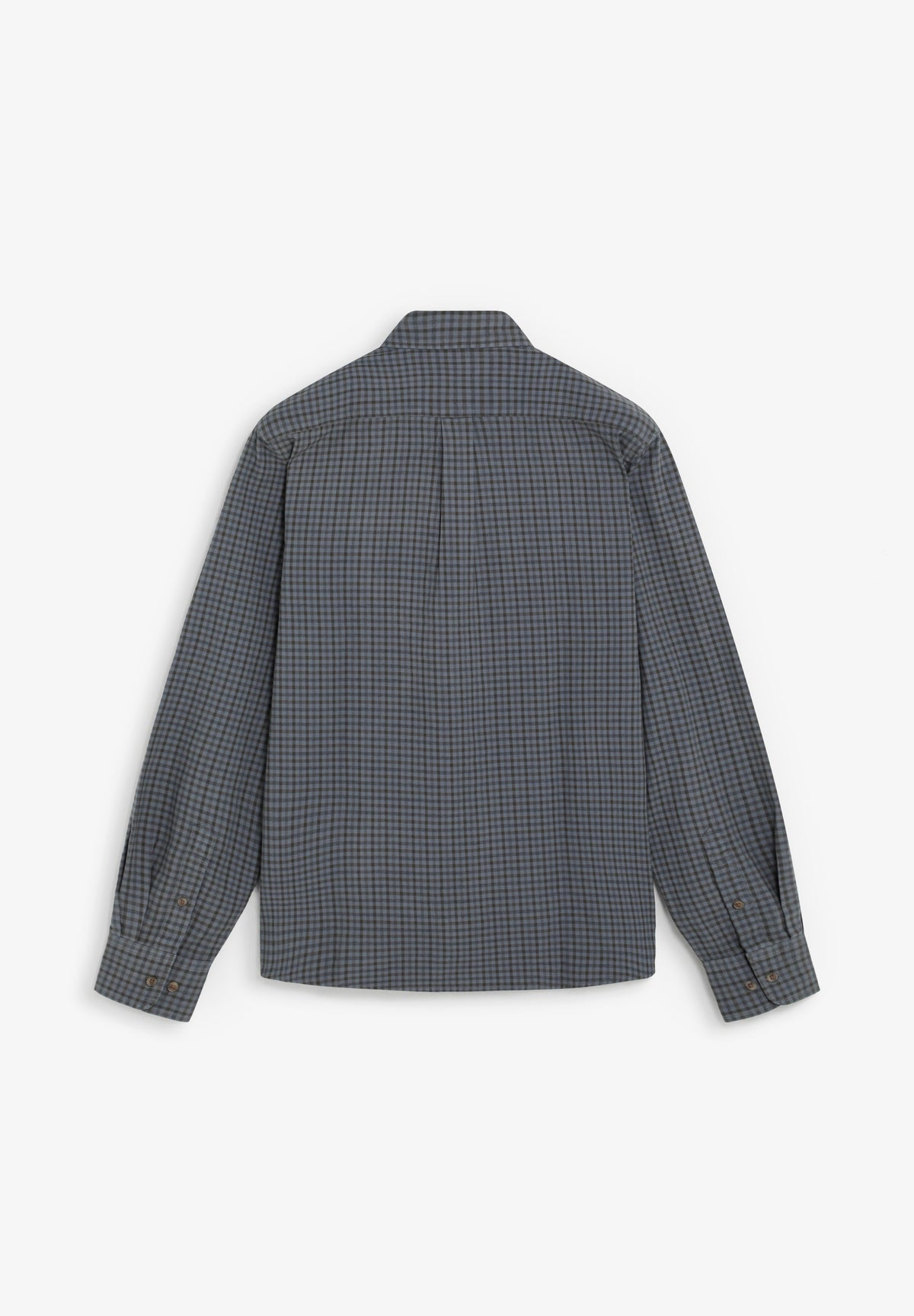 CAMISA CUADROS CUELLO BOTONES