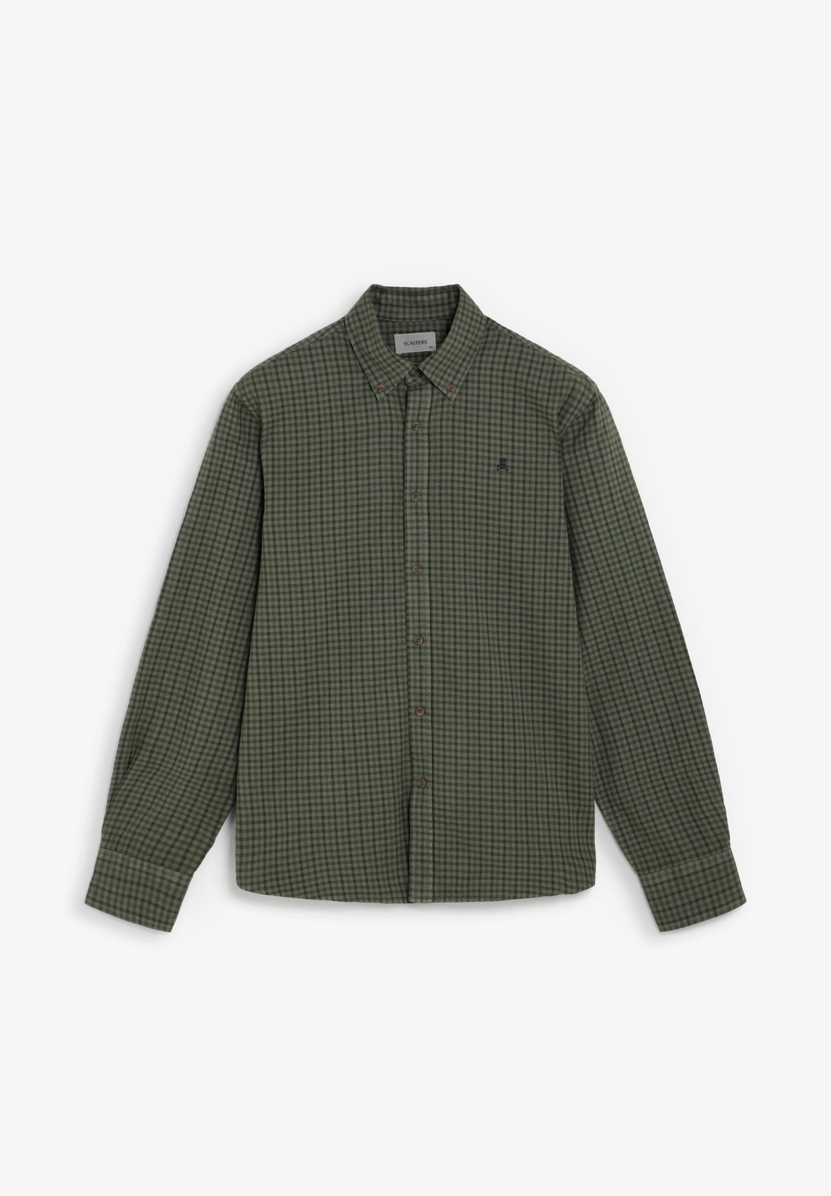 CAMISA CUADROS CUELLO BOTONES