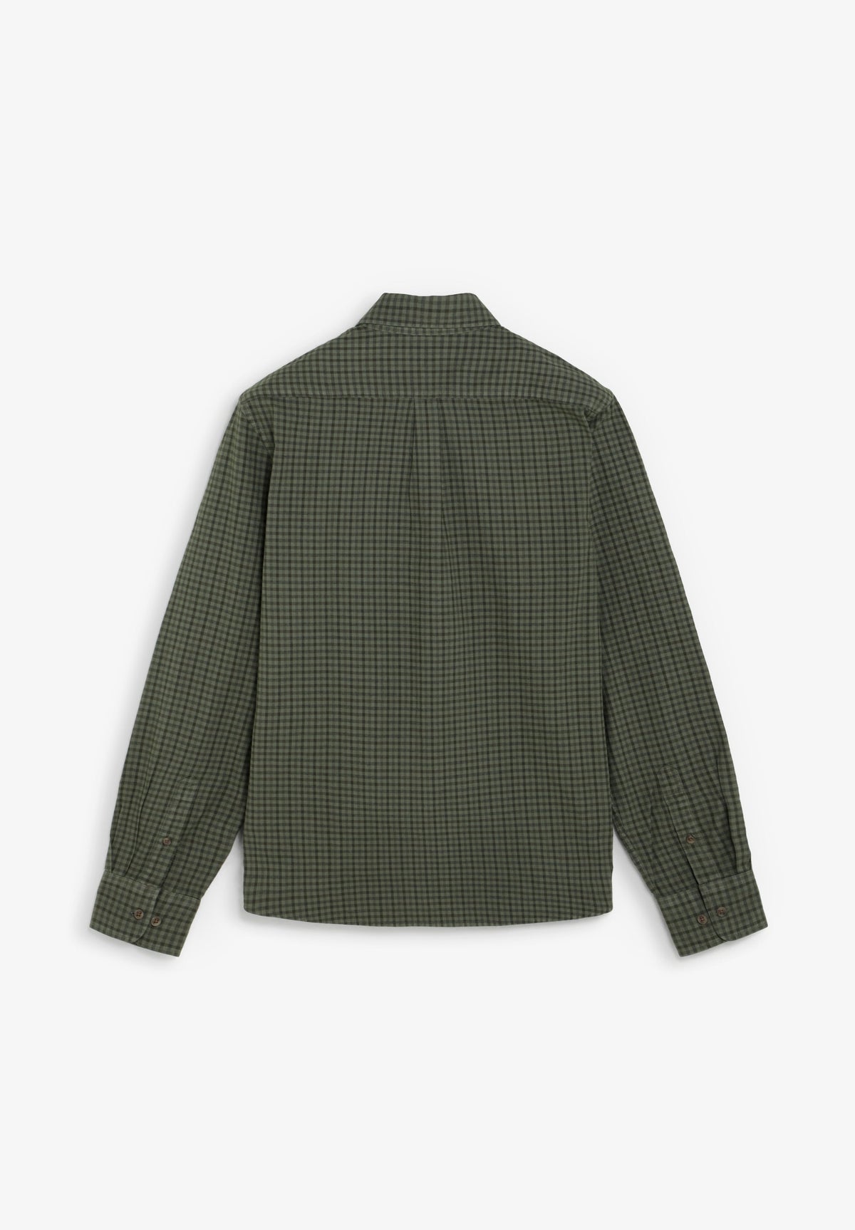 CAMISA CUADROS CUELLO BOTONES