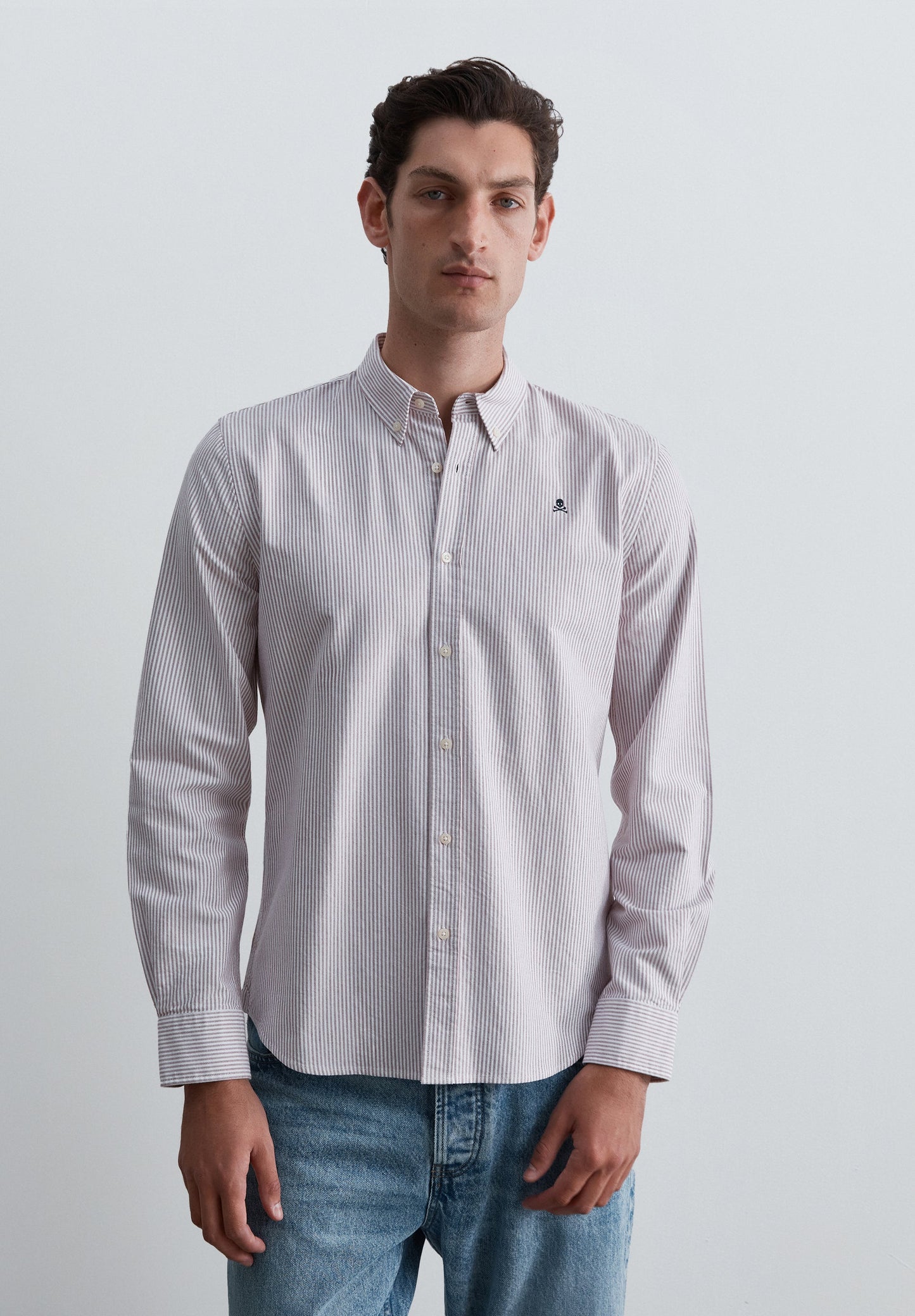 CAMISA OXFORD DE RAYAS