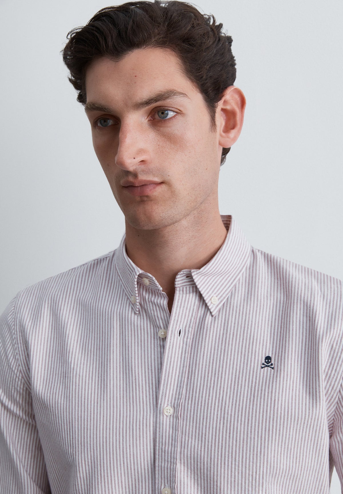 CAMISA OXFORD DE RAYAS