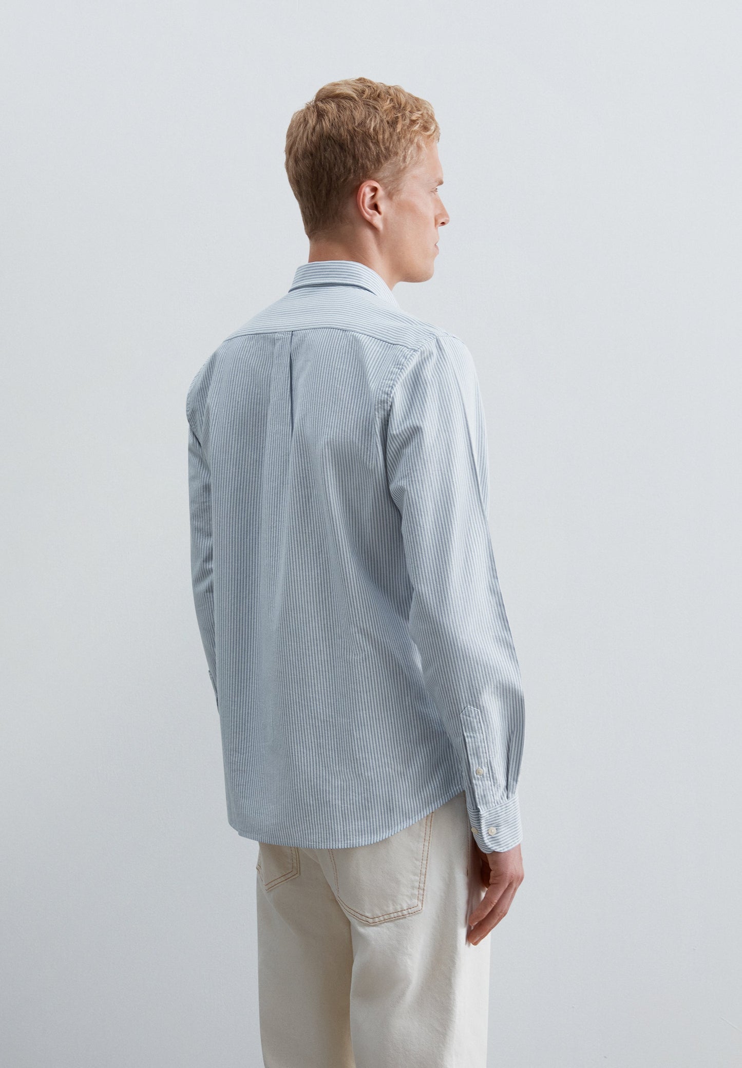 CAMISA OXFORD DE RAYAS