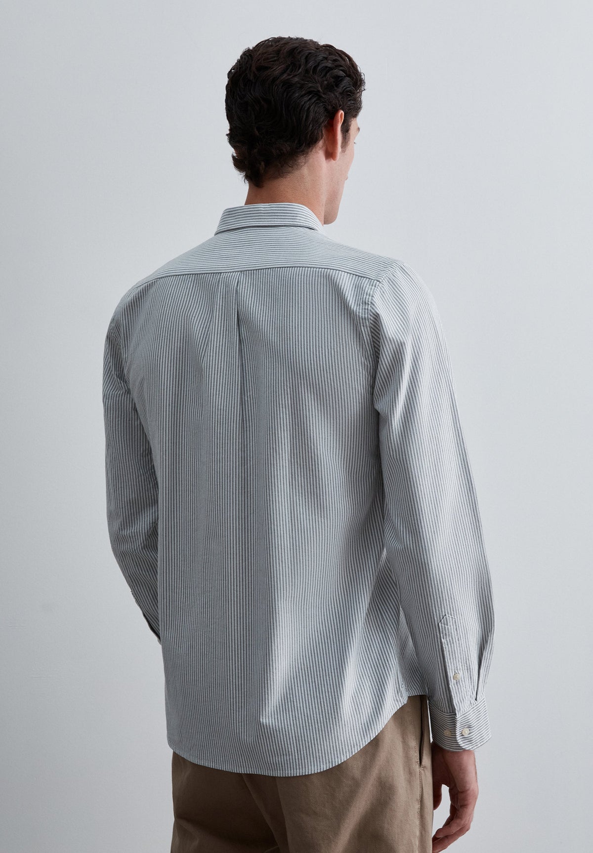 CAMISA OXFORD DE RAYAS
