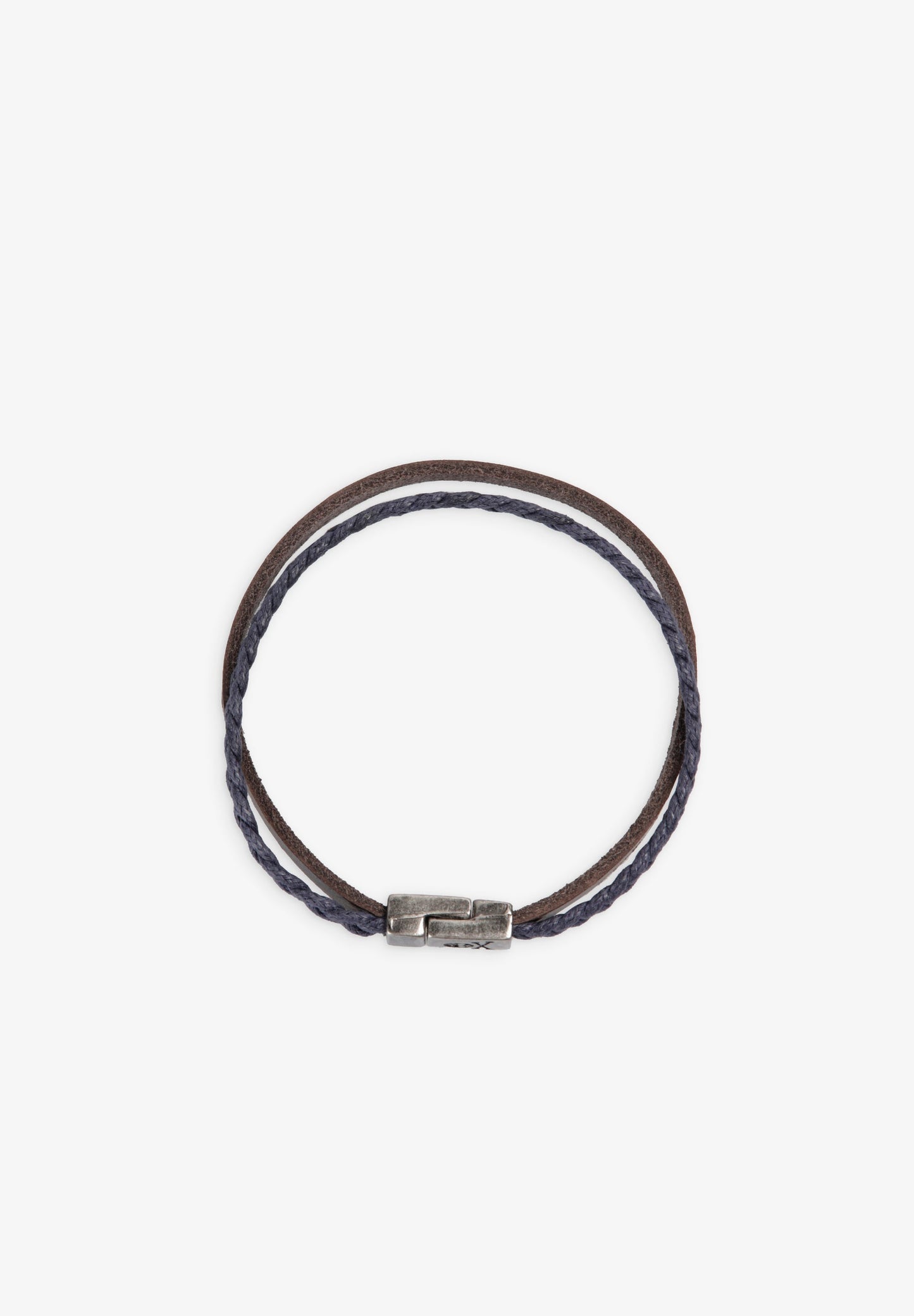 PULSERA PIEL Y CORDÓN ENCERADO