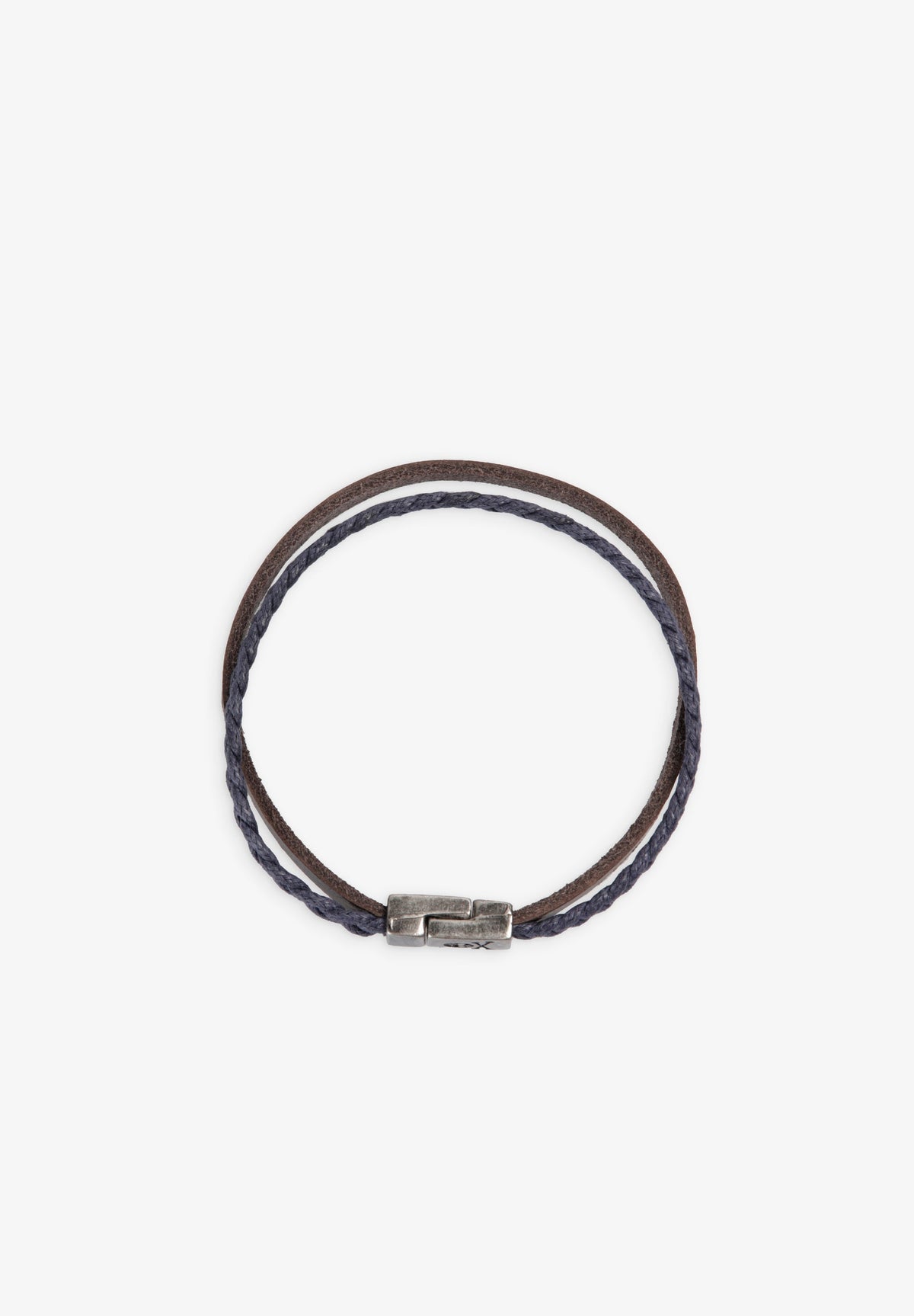 PULSERA PIEL Y CORDÓN ENCERADO