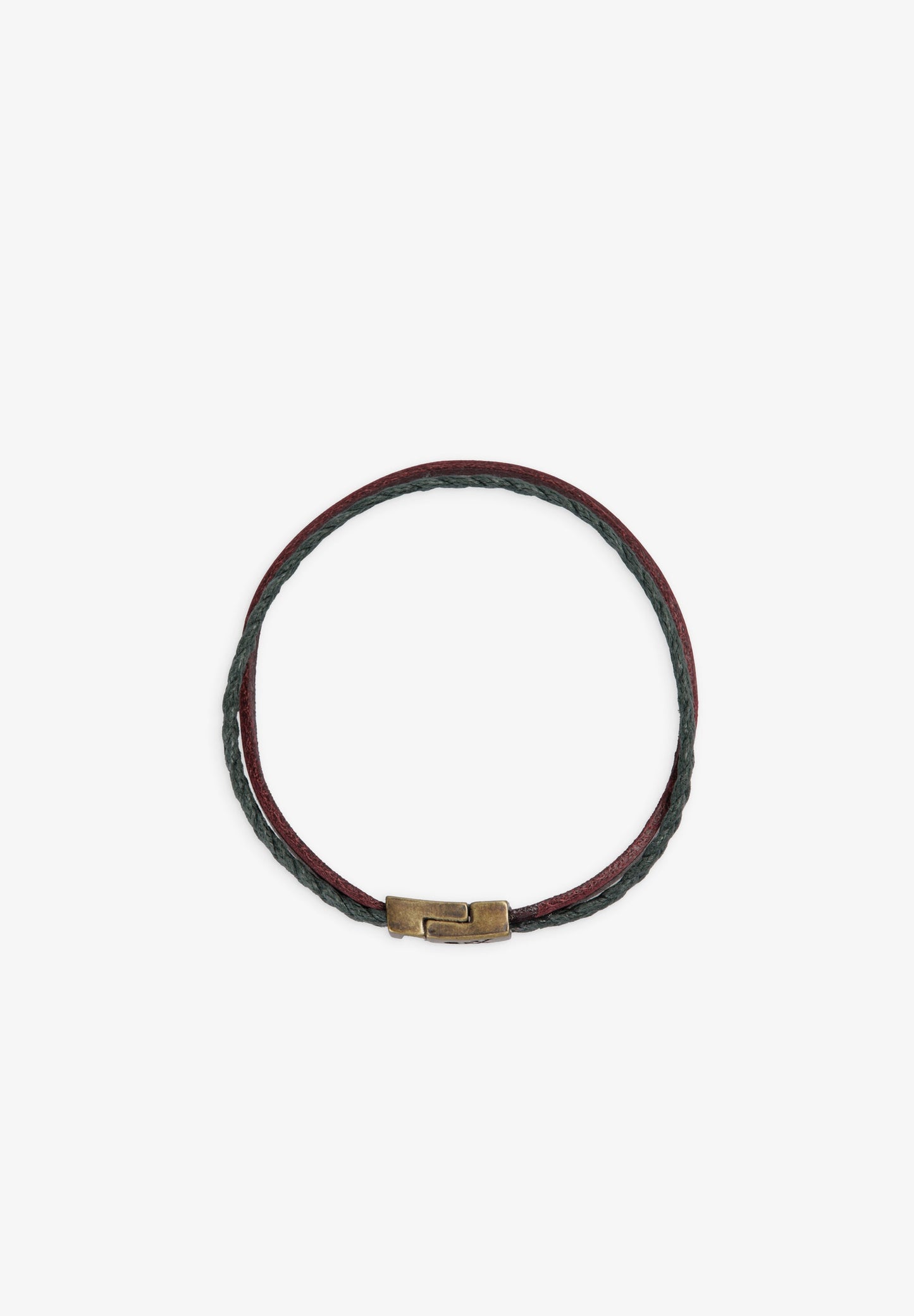 PULSERA PIEL Y CORDÓN ENCERADO