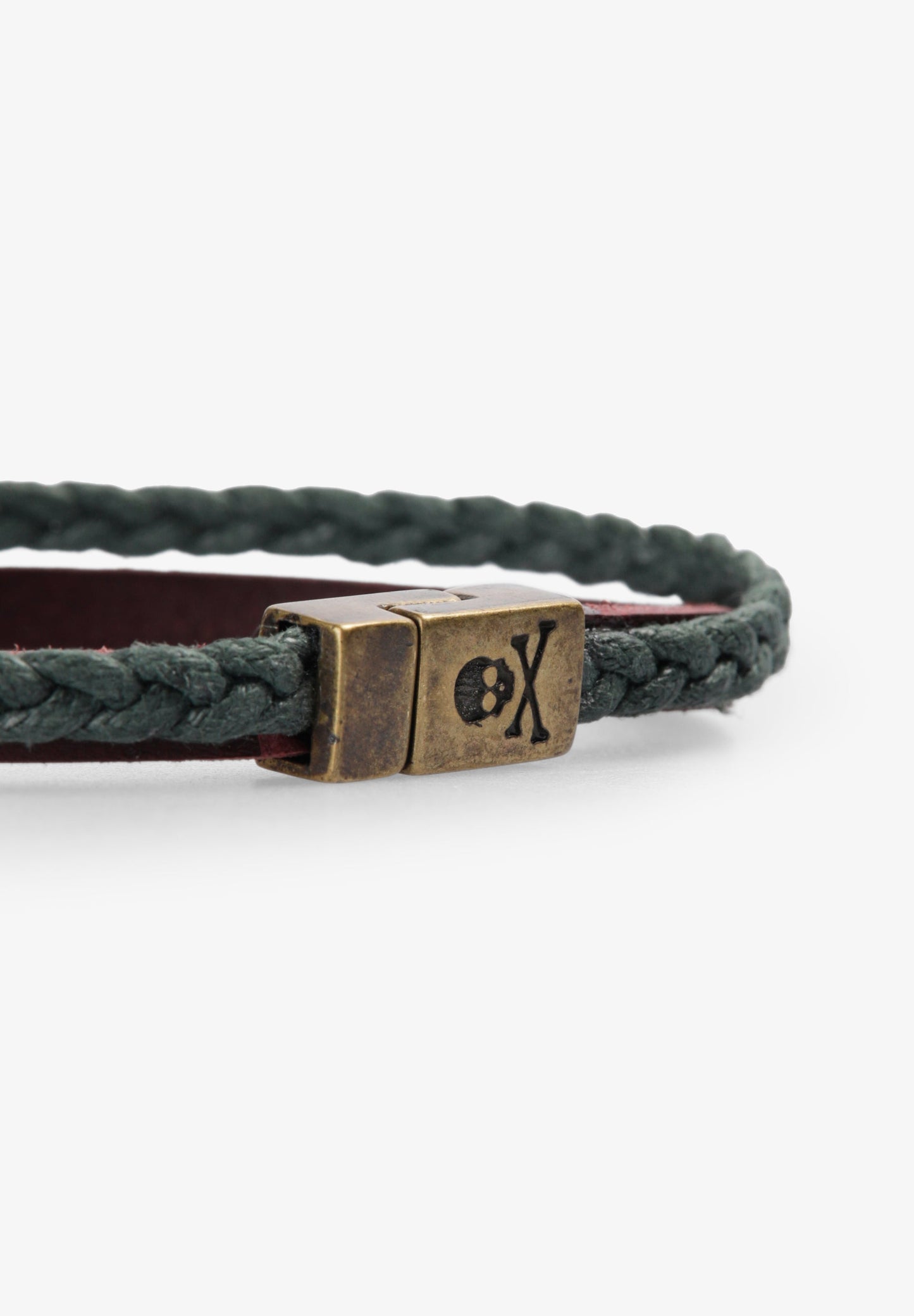PULSERA PIEL Y CORDÓN ENCERADO