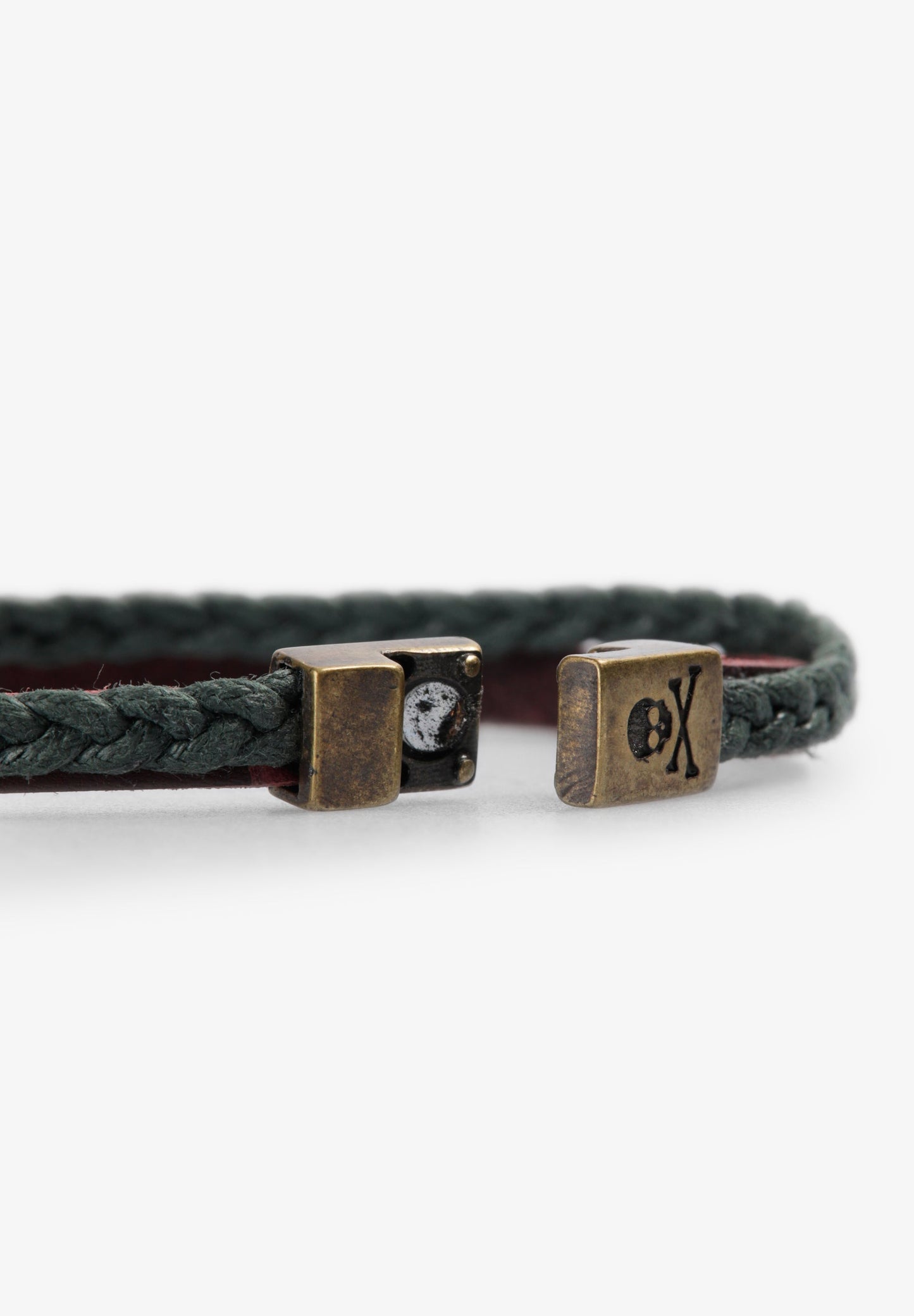 PULSERA PIEL Y CORDÓN ENCERADO