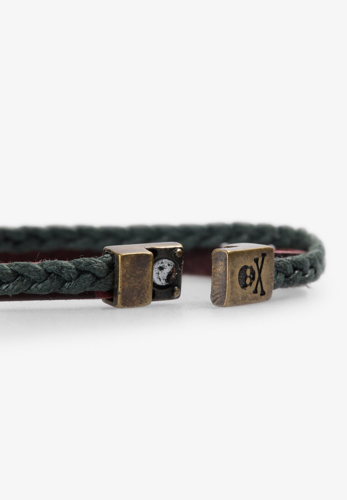 PULSERA PIEL Y CORDÓN ENCERADO