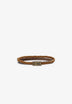 PULSERA PIEL Y CORDÓN ENCERADO
