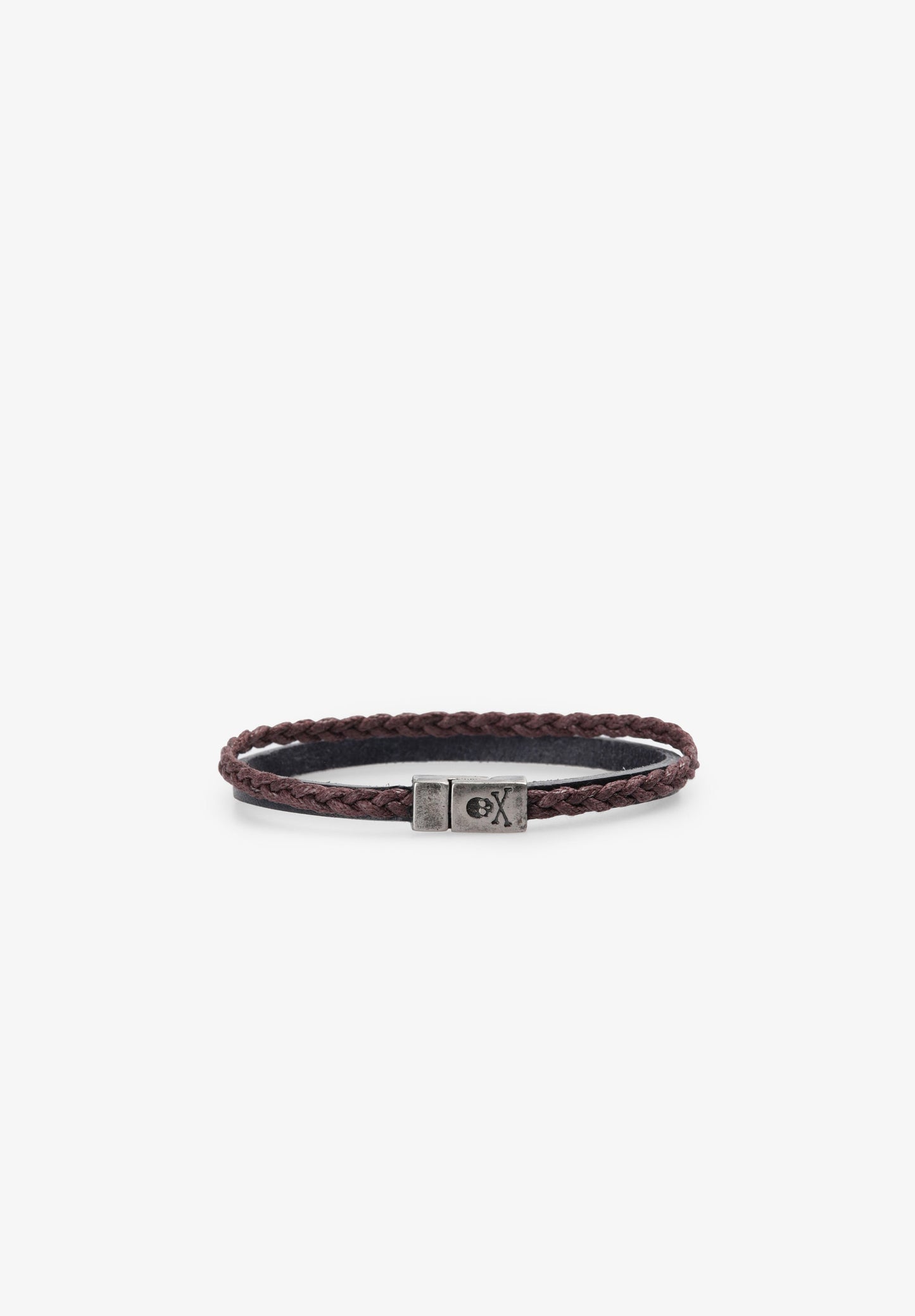 PULSERA PIEL Y CORDÓN ENCERADO