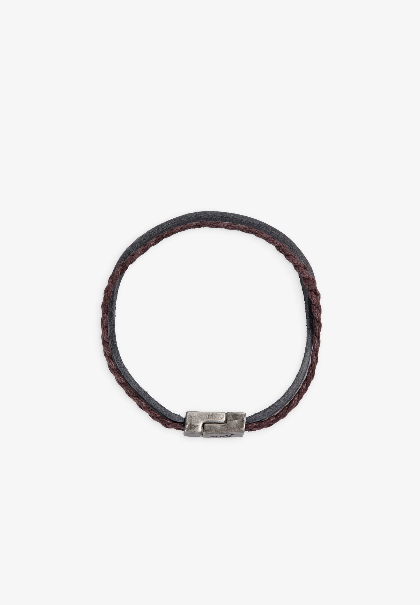 PULSERA PIEL Y CORDÓN ENCERADO