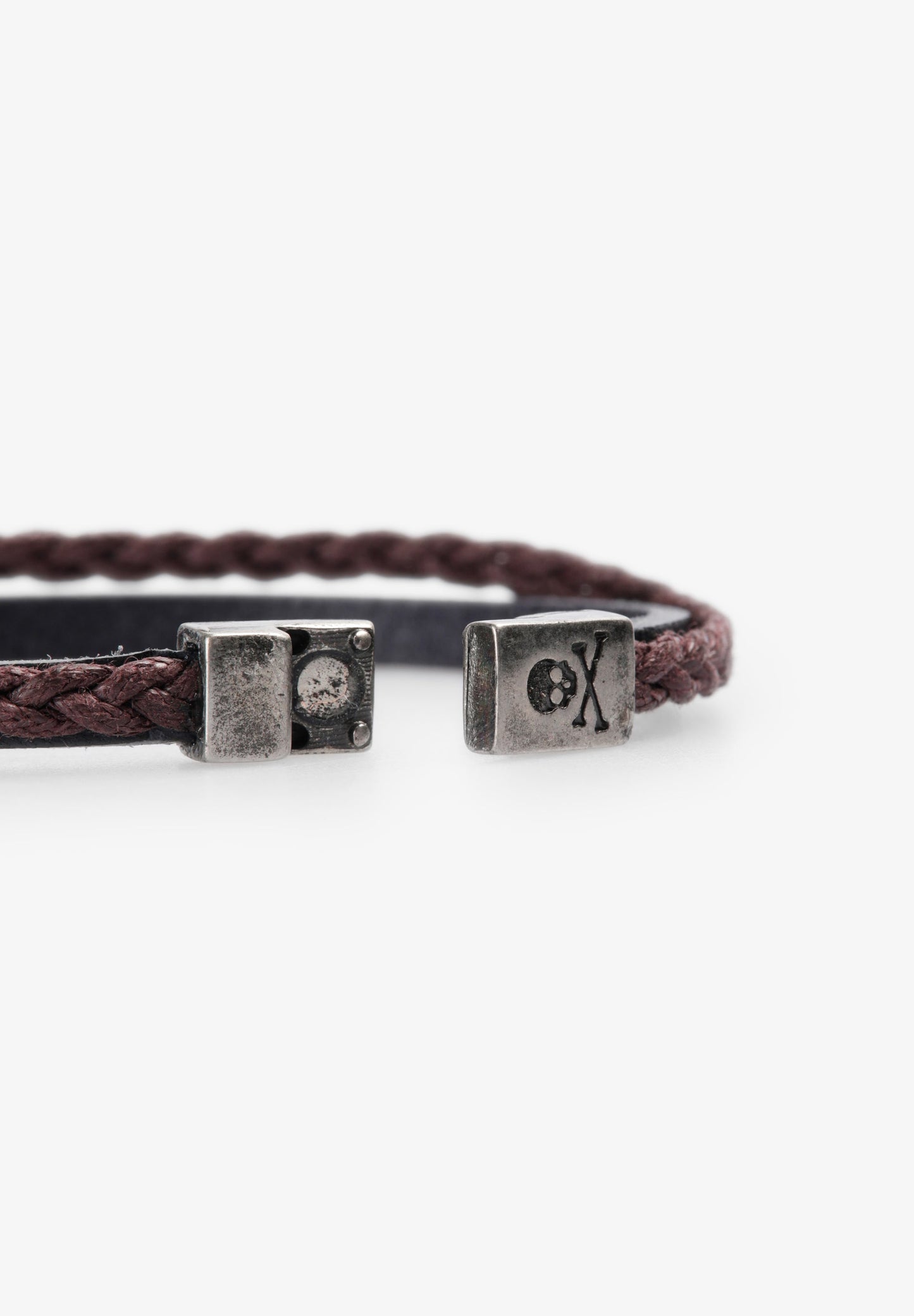 PULSERA PIEL Y CORDÓN ENCERADO