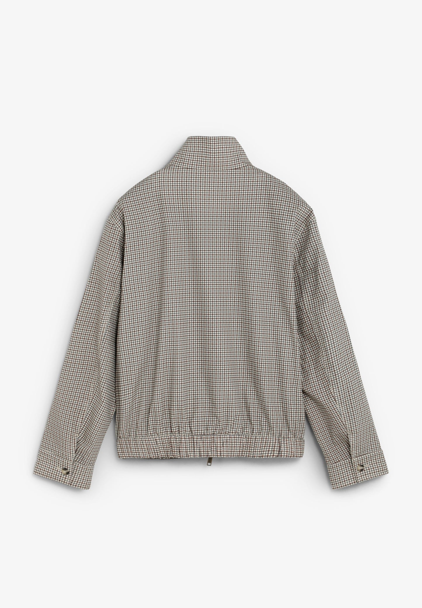 CHAQUETA BOMBER ESTAMPADO MICROCUADRO