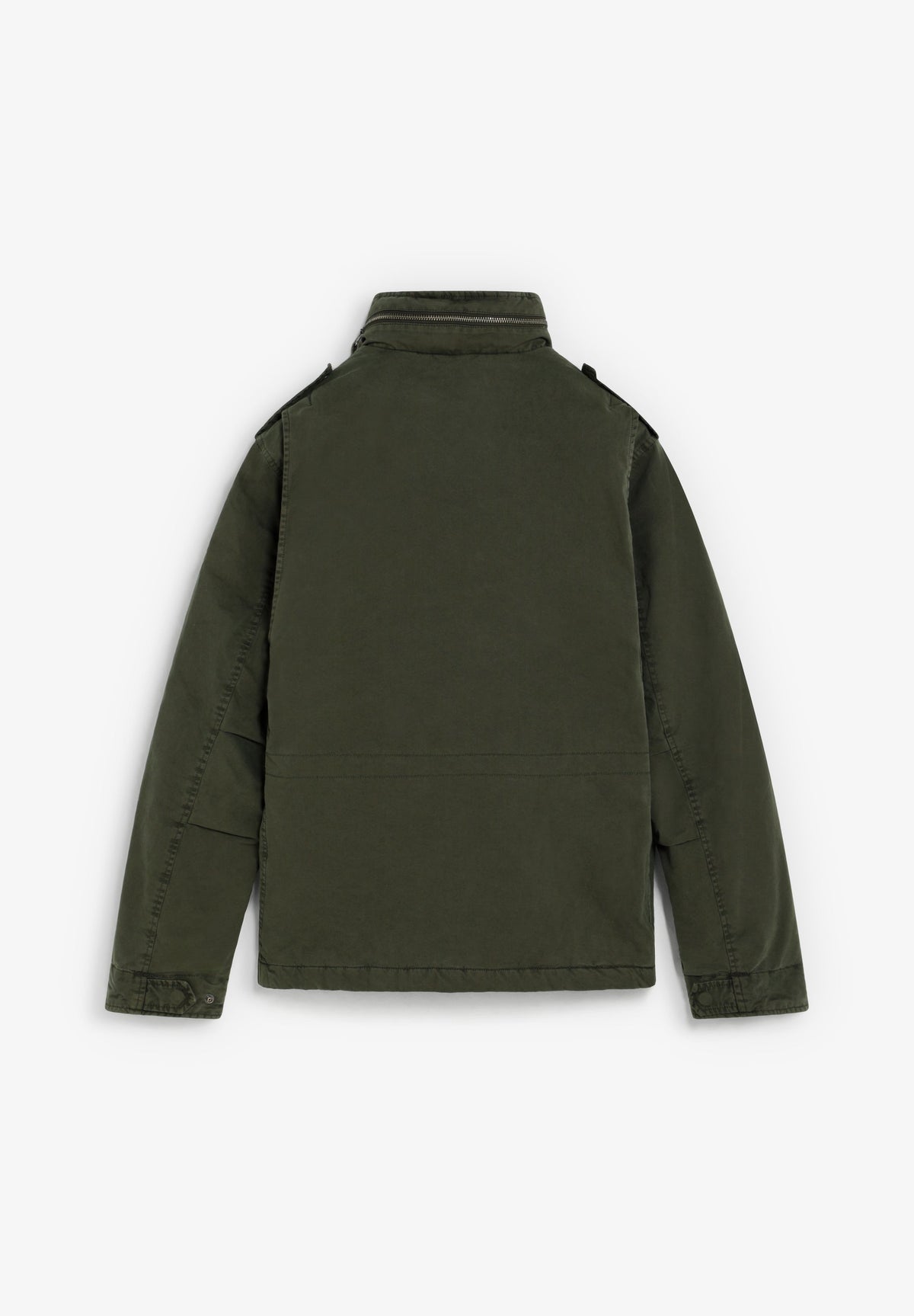 CHAQUETA MILITAR CAPUCHA OCULTA