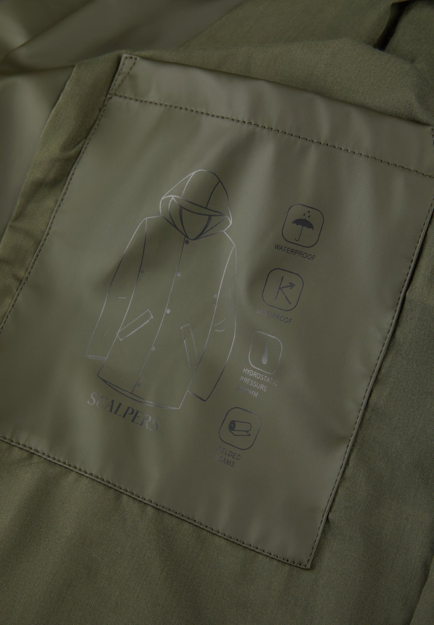 CHAQUETA IMPERMEABLE LOGO