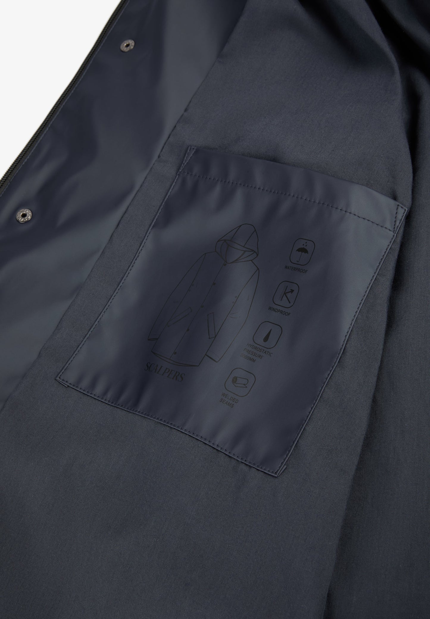 CHAQUETA IMPERMEABLE LOGO