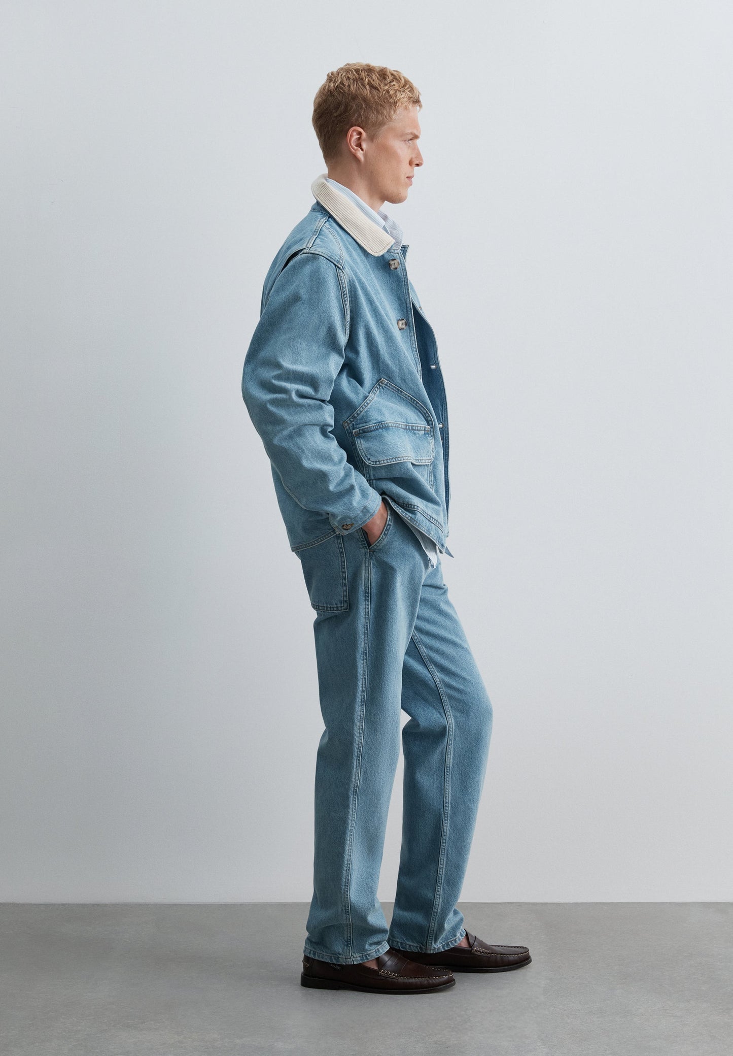CHAQUETA DENIM MULTIBOLSILLOS