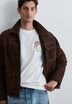 SCSTITCH SUEDE JACKET