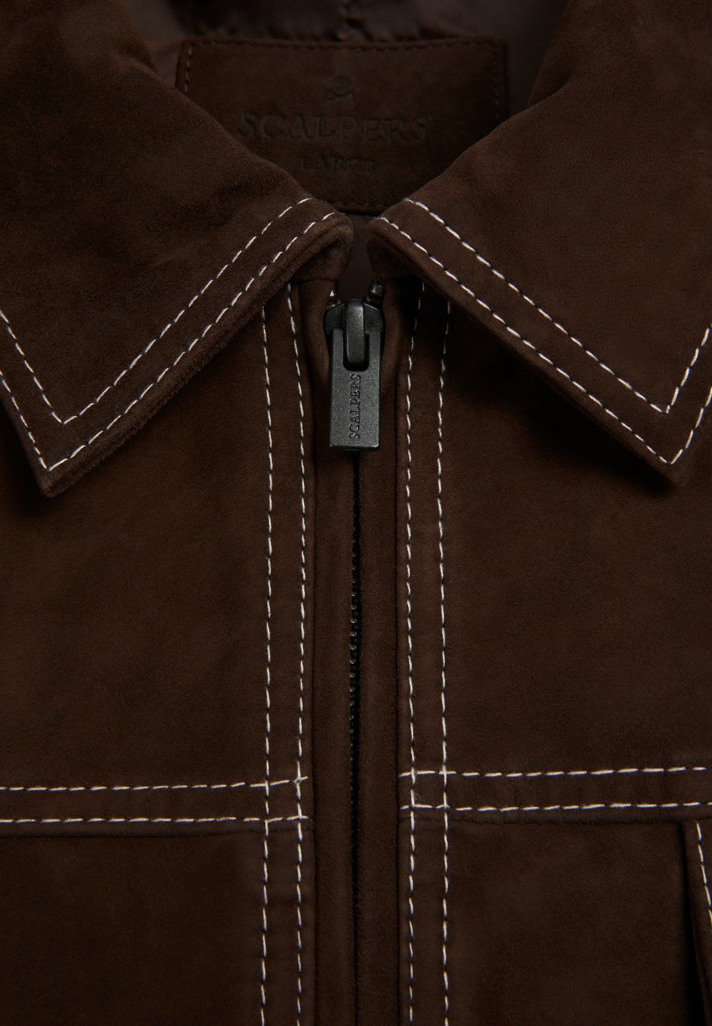 SCSTITCH SUEDE JACKET