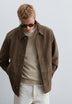 CHAQUETA ANTE CON BOLSILLOS