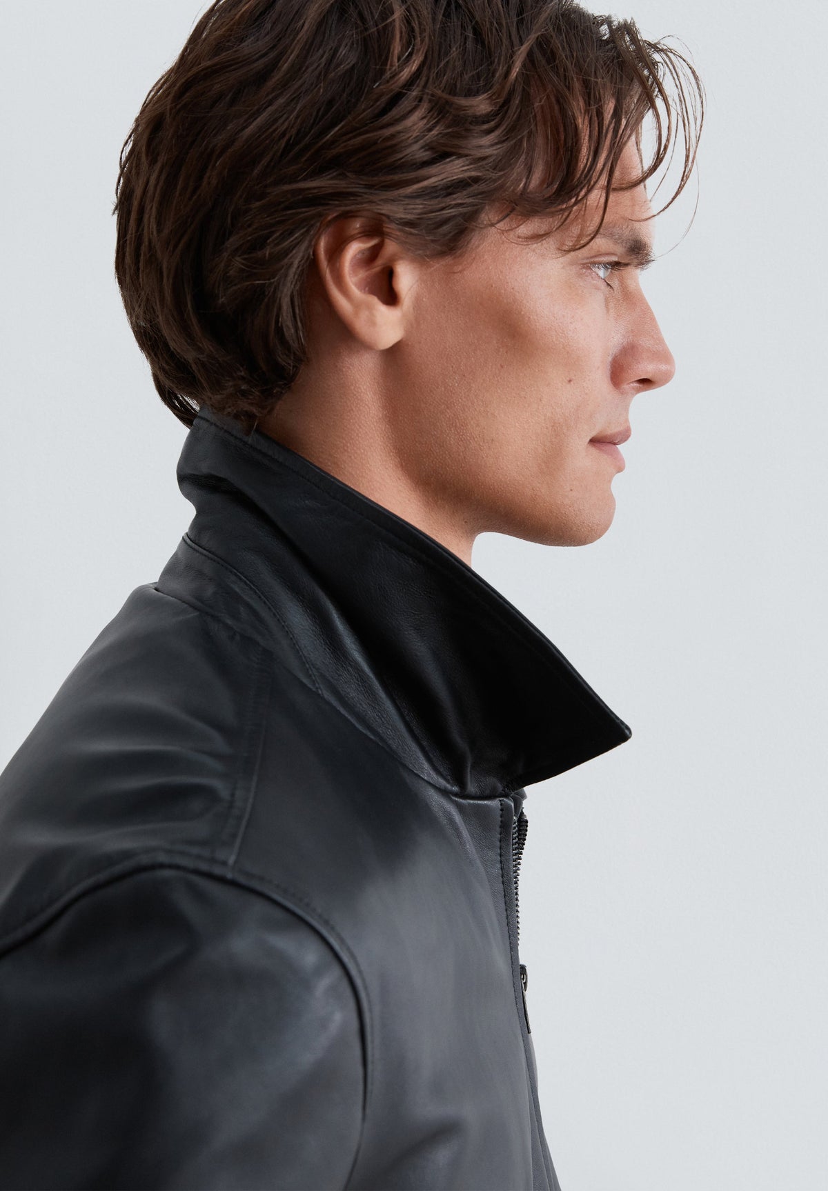 CHAQUETA PIEL BOLSILLOS