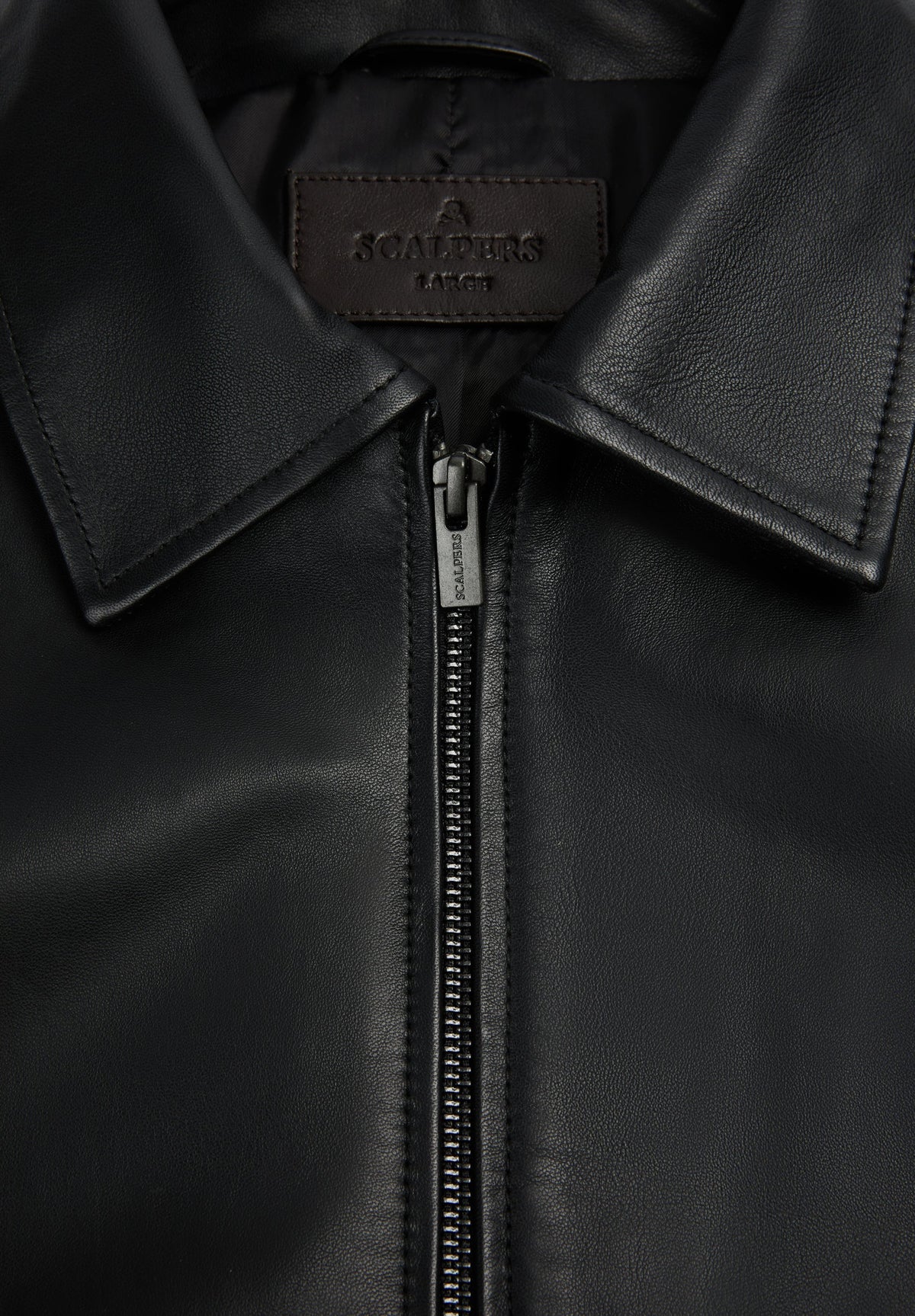 CHAQUETA PIEL BOLSILLOS